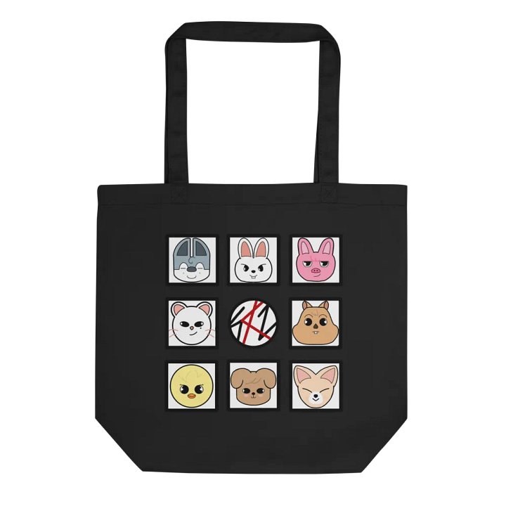 OT8 skzoo tiles and skz logo tote bag product image (1)