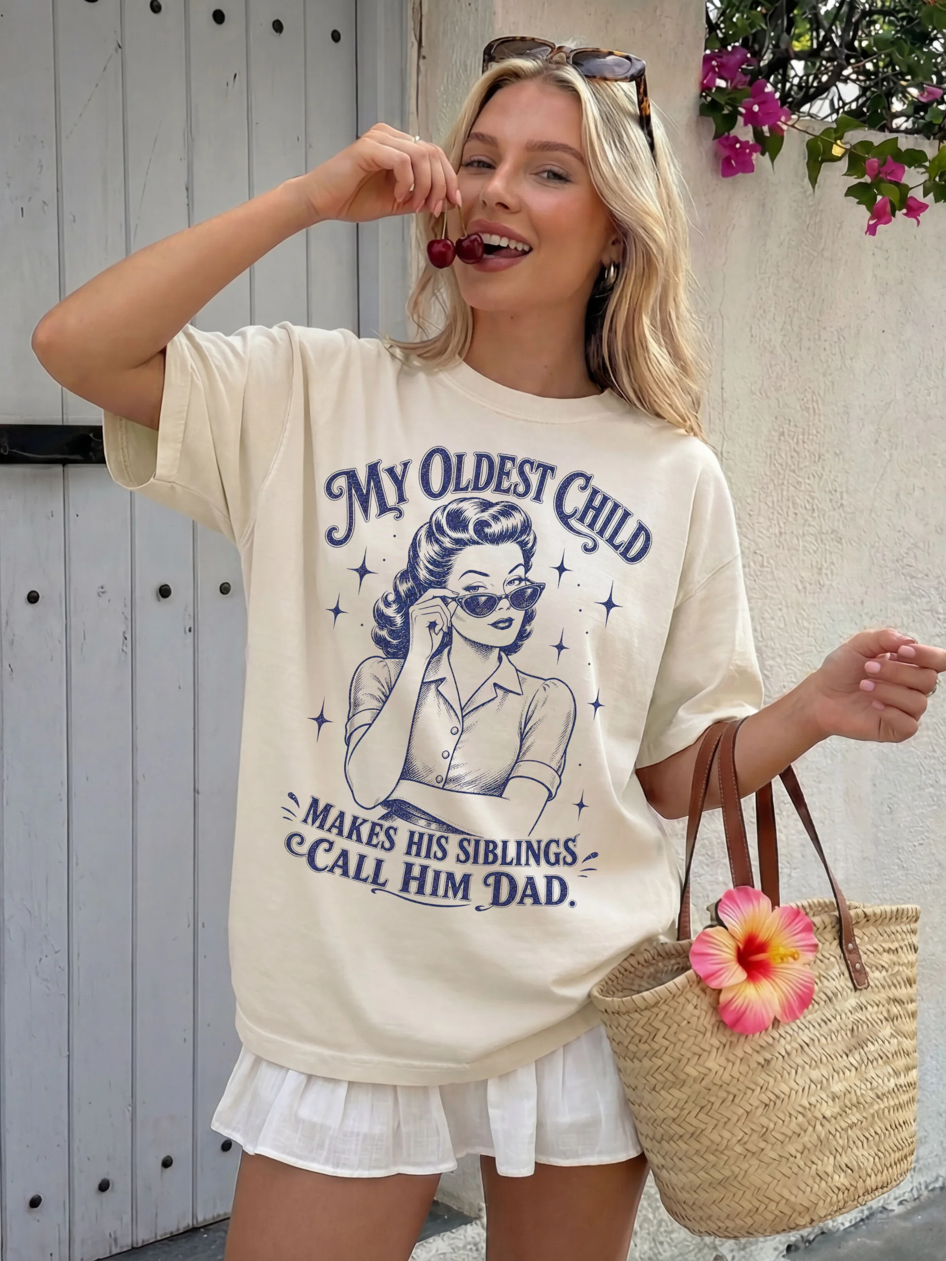 My Oldest Child Makes His Siblings Call Him Dad - Retro Design product image (3)