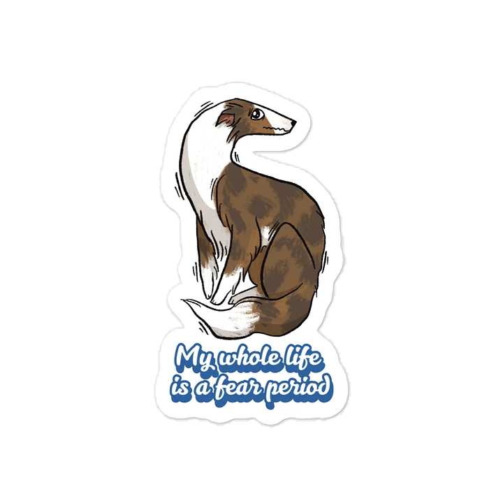 Fear Period Sticker - Irish Marked Brindle product image (1)