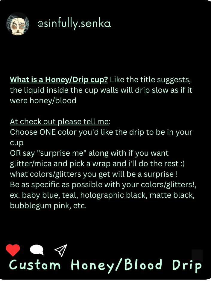 Honey/Blood Drip product image (2)