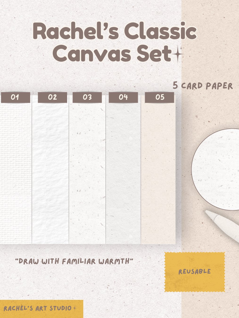 Rachel’s Paper Touch Set “A Texture You Can Feel” product image (5)
