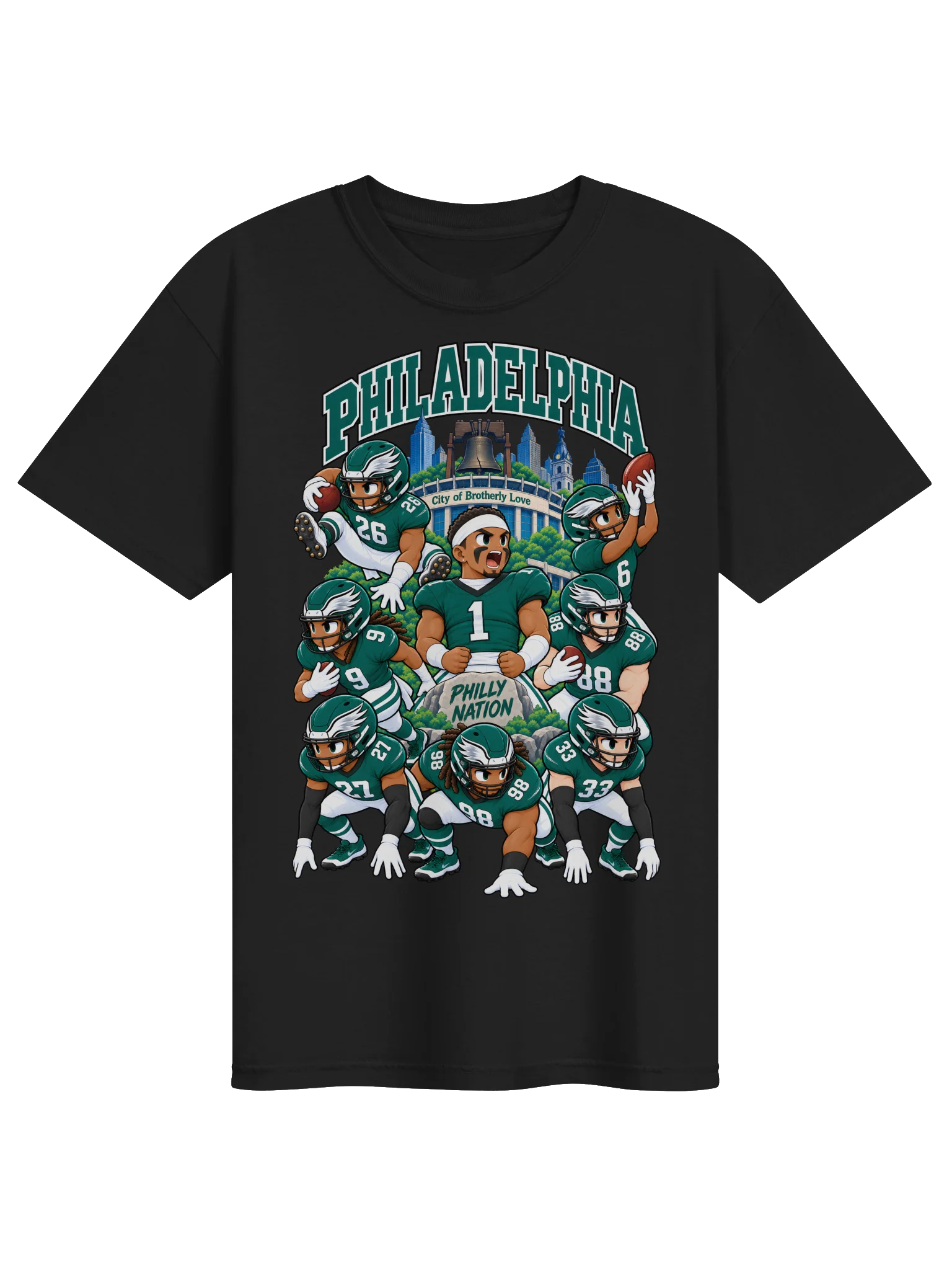 Philadelphia Football Animated Player T-Shirt product image (4)