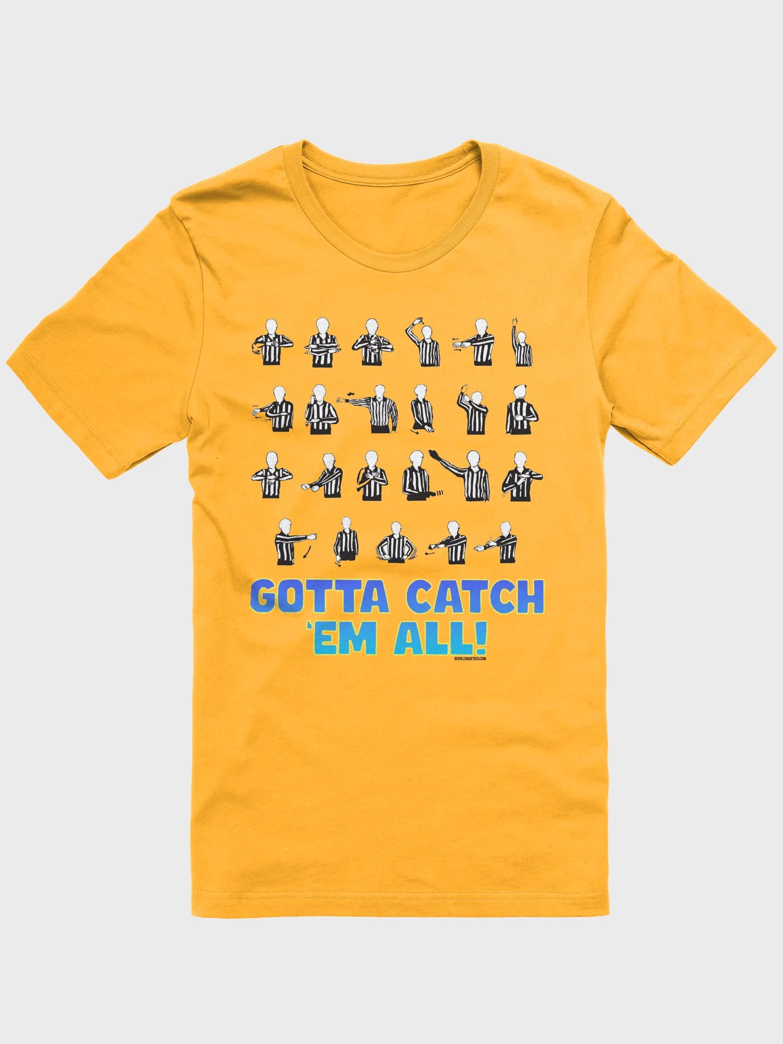 Funny Hockey T-Shirt - Catch Them All Hockey Referee Hand Signal T-Shirt - Gift for Hockey Players Who Don't Follow the Rules product image (1)