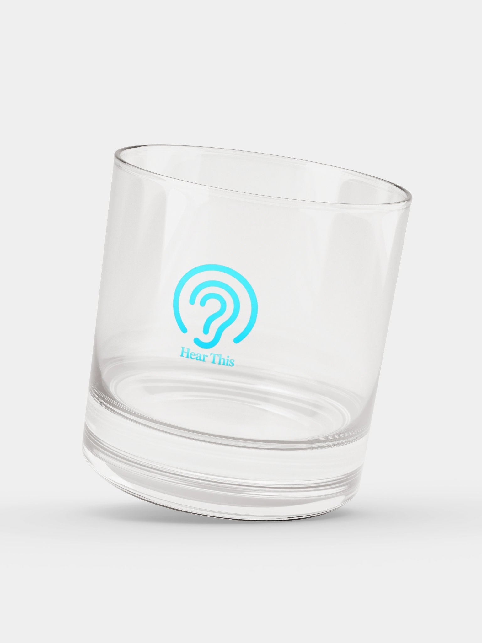 Rocks Glass - Cyan Print product image (3)