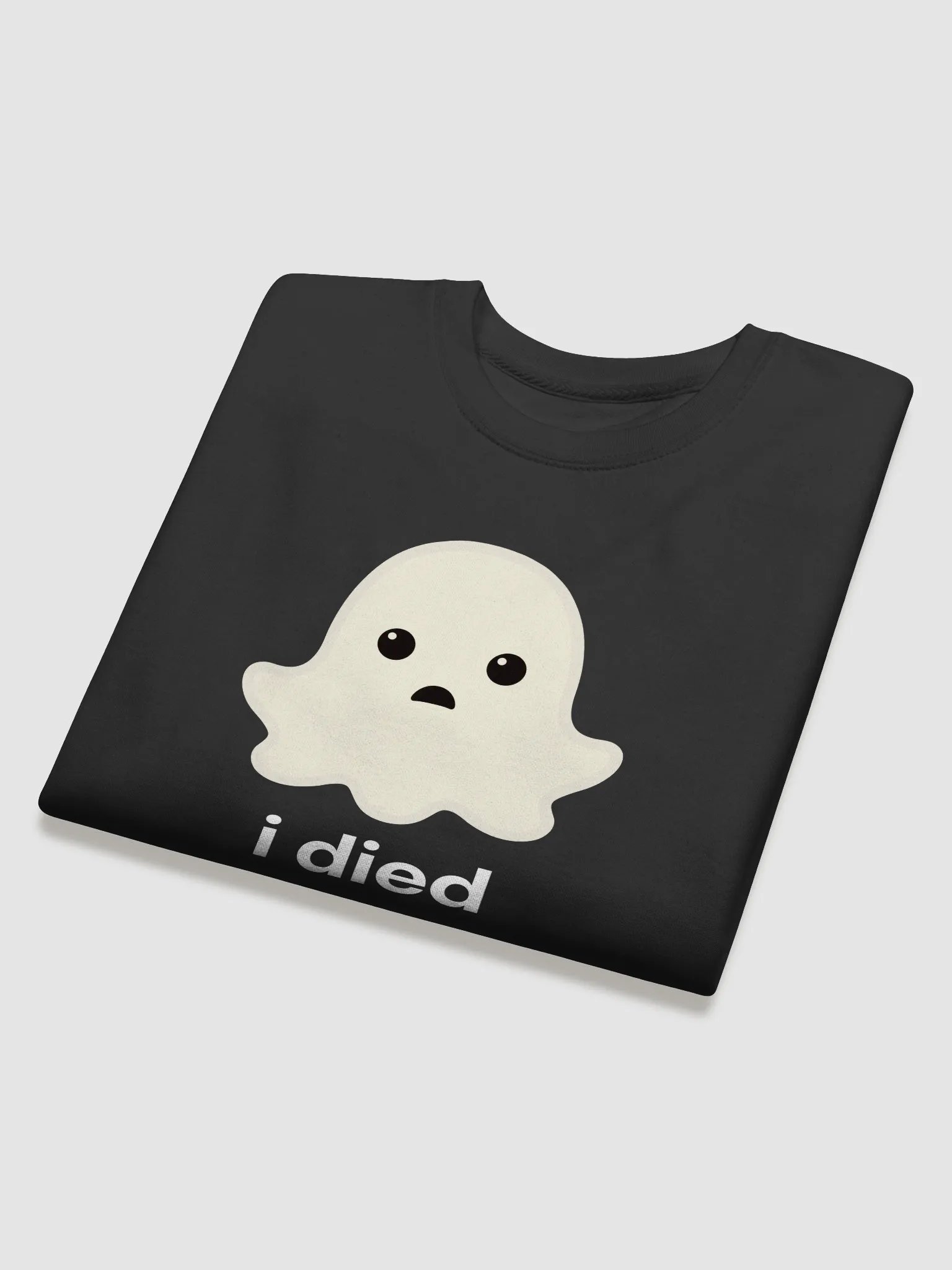 Sad Ghost Pullover Sweatshirt - Dark Color product image (26)