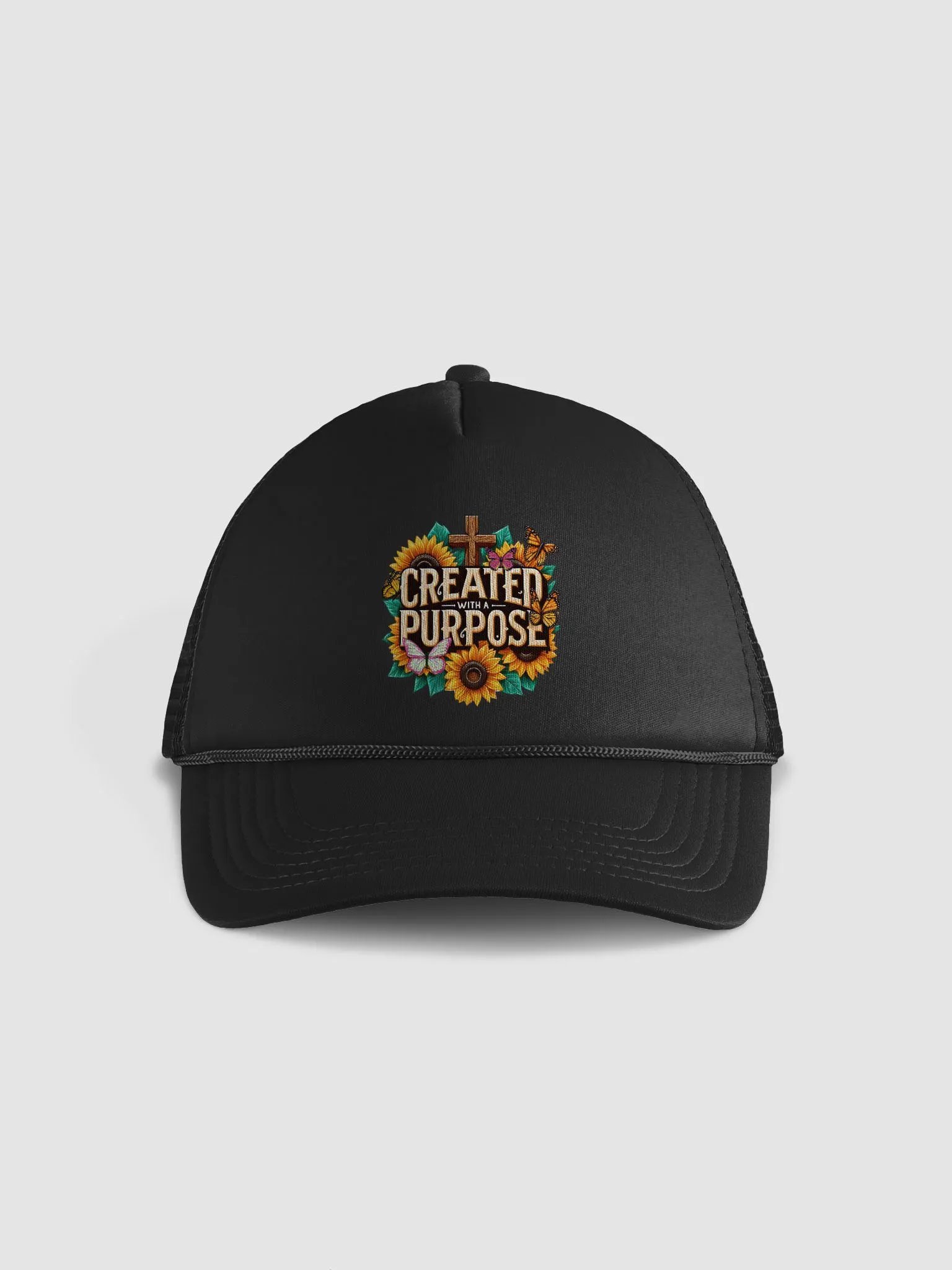 Created With a Purpose Foam Trucker Hat product image (1)