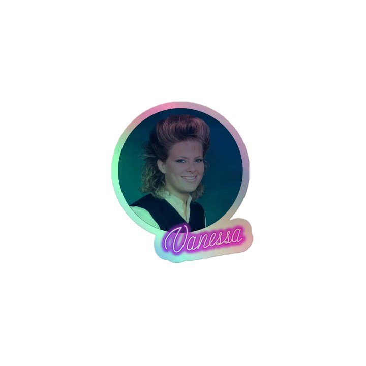 Vanessa Holographic Sticker product image (1)