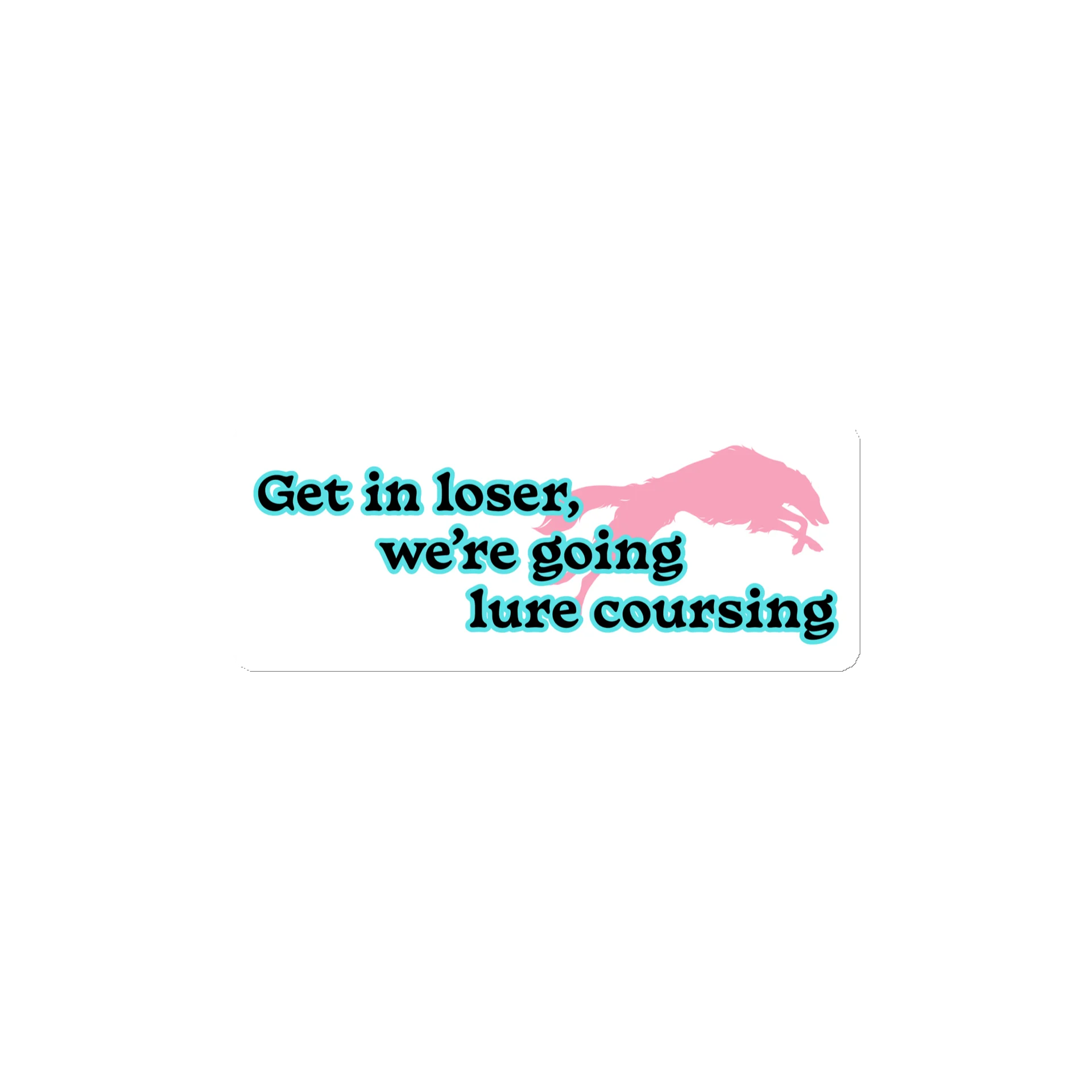Get In Loser Lure Coursing Magnet - Pink Dog product image (1)