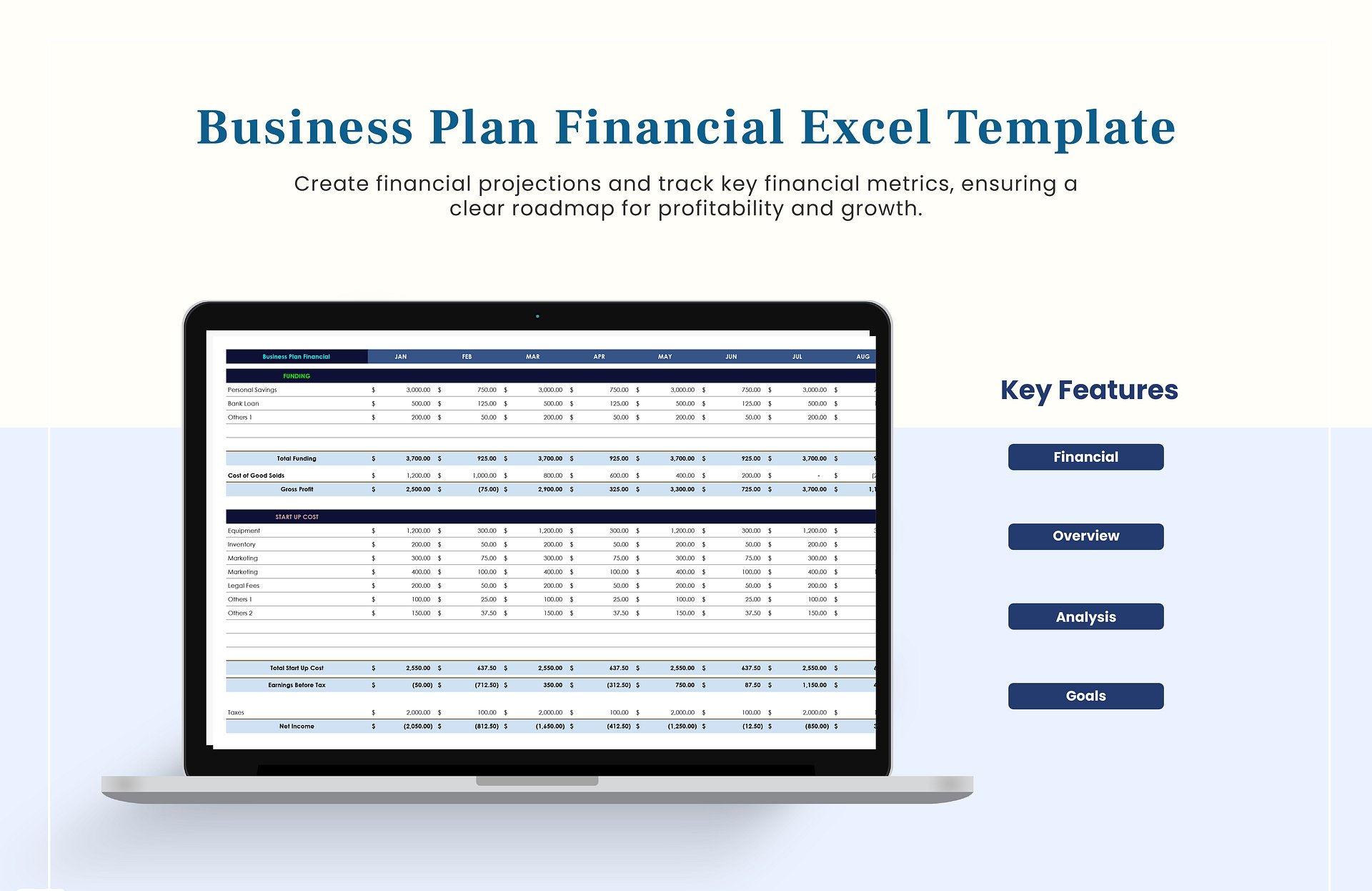 Business & Financial Planning Excel Templates Bundle product image (1)