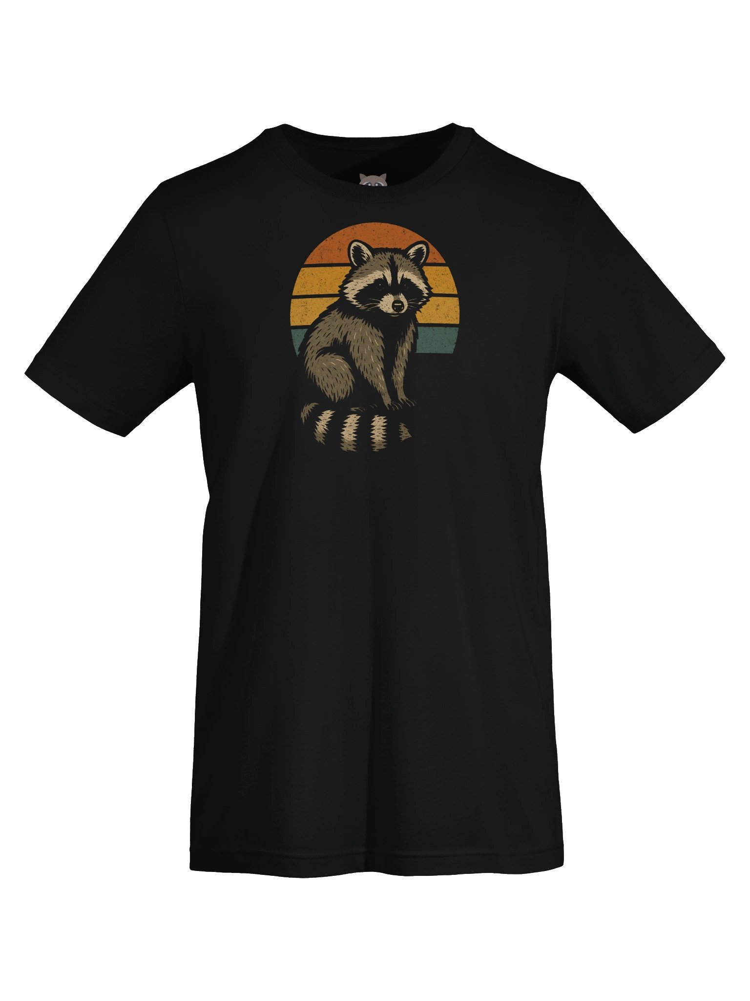 Retro Sunset Raccoon Tee product image (5)