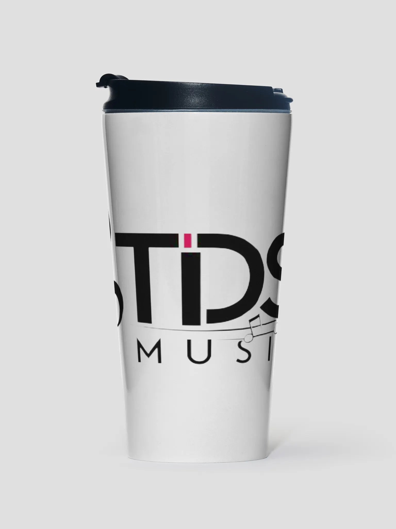 TDS Music 15oz Stainless Steel Insulated Travel Mug with Spill-Proof Lid - Exclusive Musical Design product image (1)