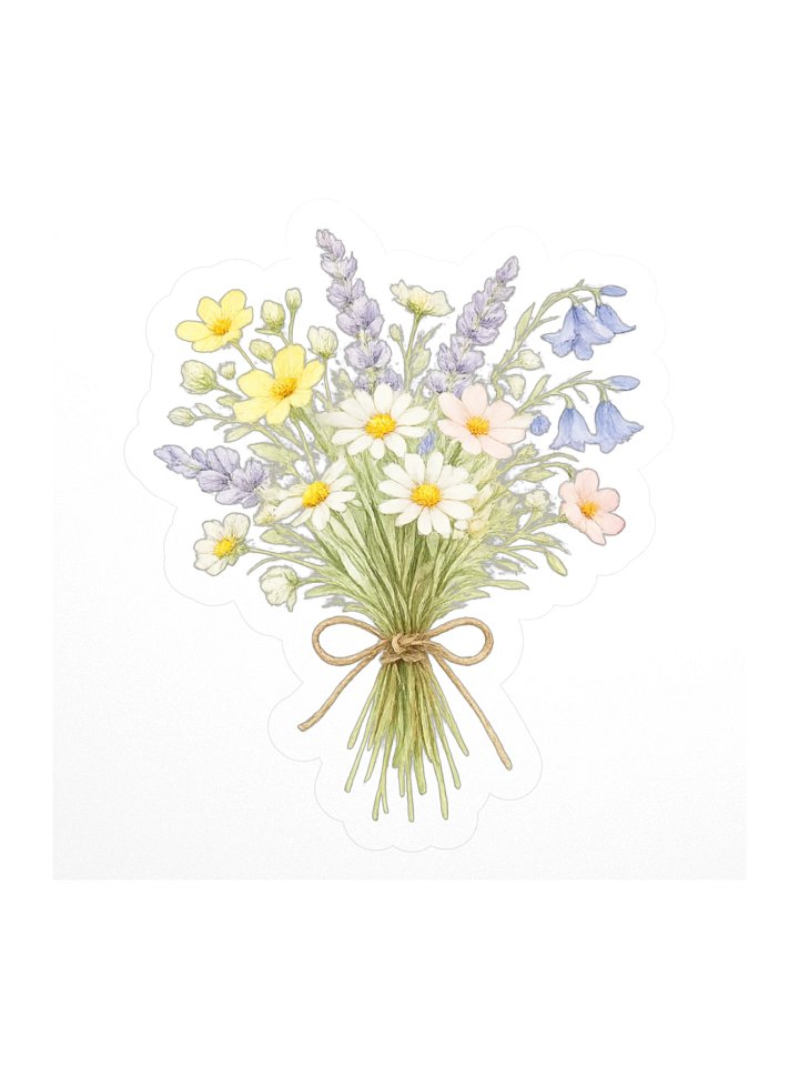 Meadow Bouquet Sticker — The Meadowlight Wildflower Collection product image (2)