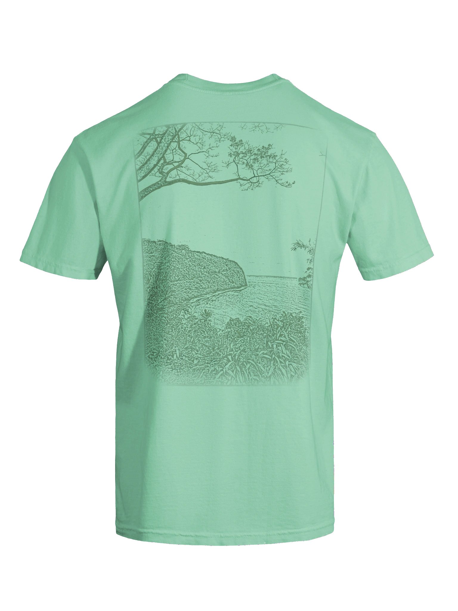 Coastal View Tee — Island Green product image (7)