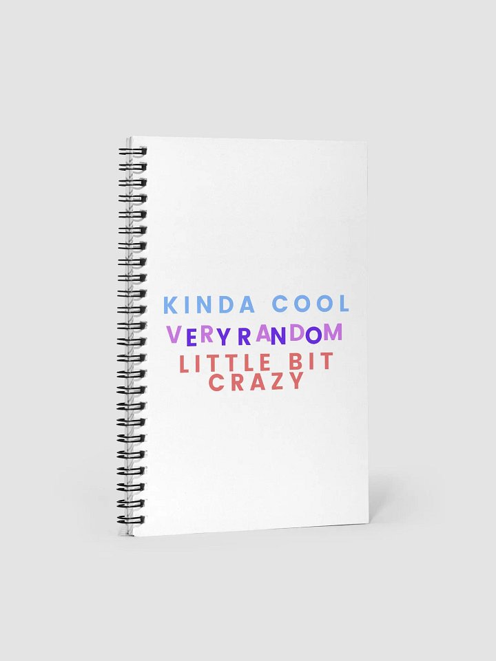 LMNZ - Kinda Cool Spiral Notepad product image (1)