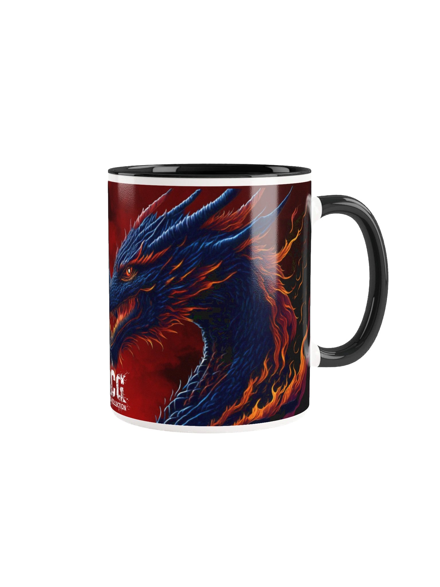 Fiery Dragon Symmetry Ceramic Mug product image (1)