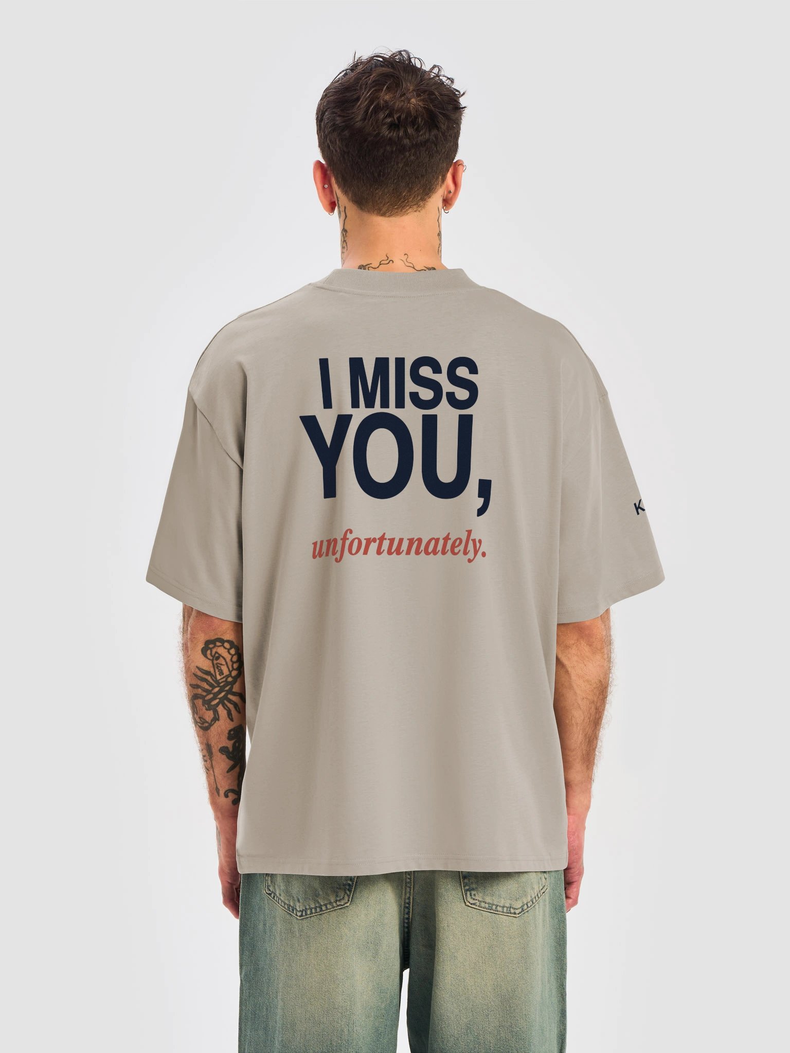 I Miss You, Unfortunately — Oversized Tee product image (5)