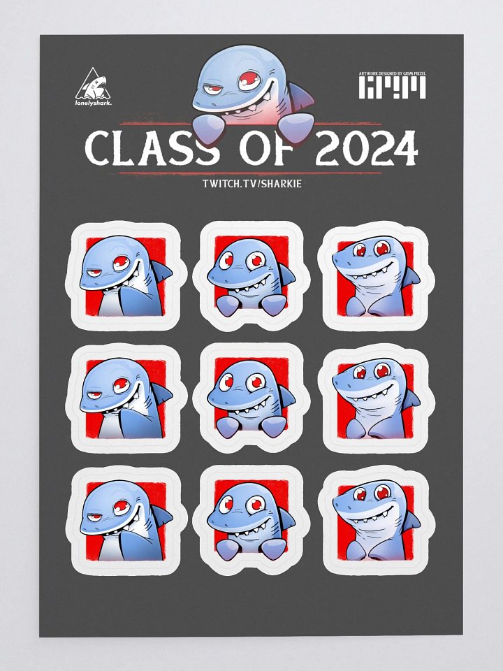 Class of 2024 Sharkie Stickers product image (1)