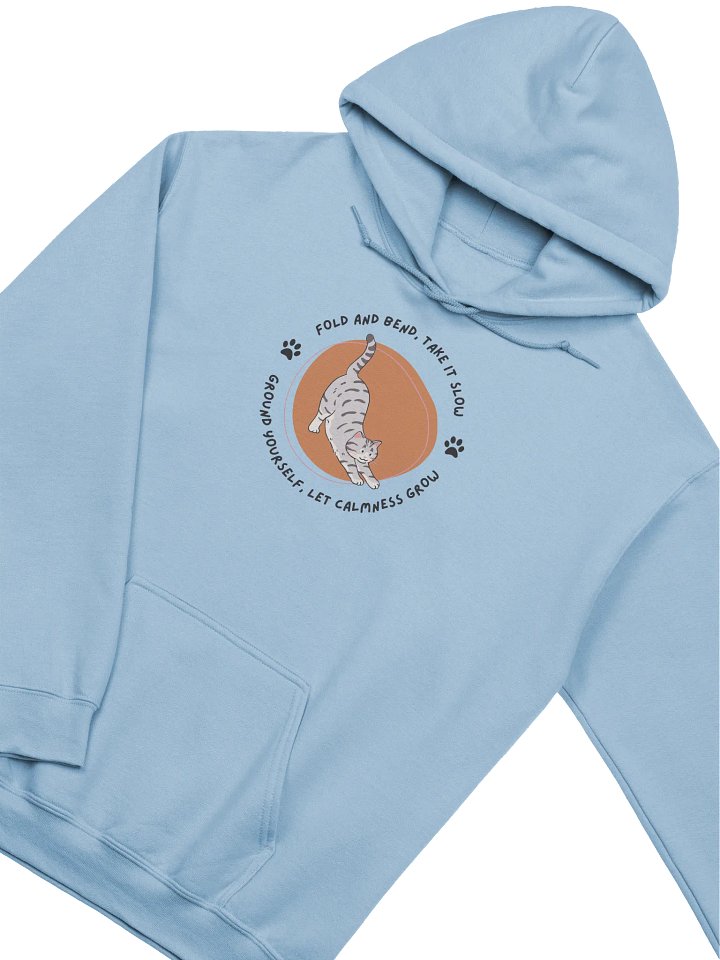 Zen Cat Stretch Hoodie: Yoga Inspiration product image (2)