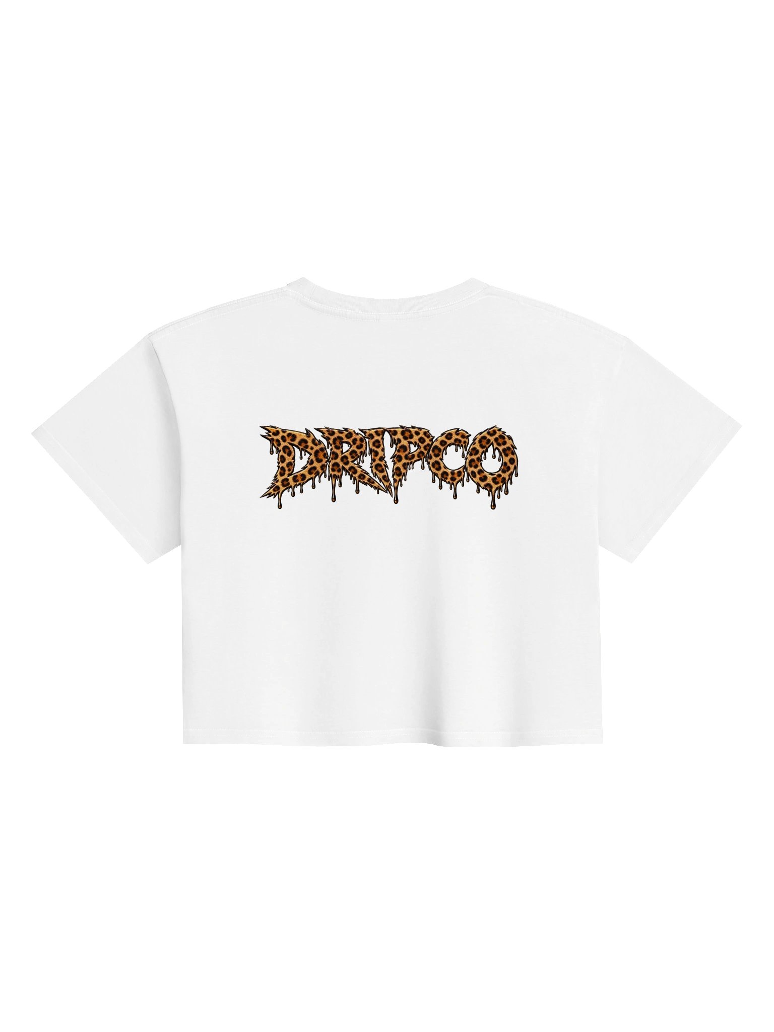DRIPCO Leopard Drip Crop Top product image (12)