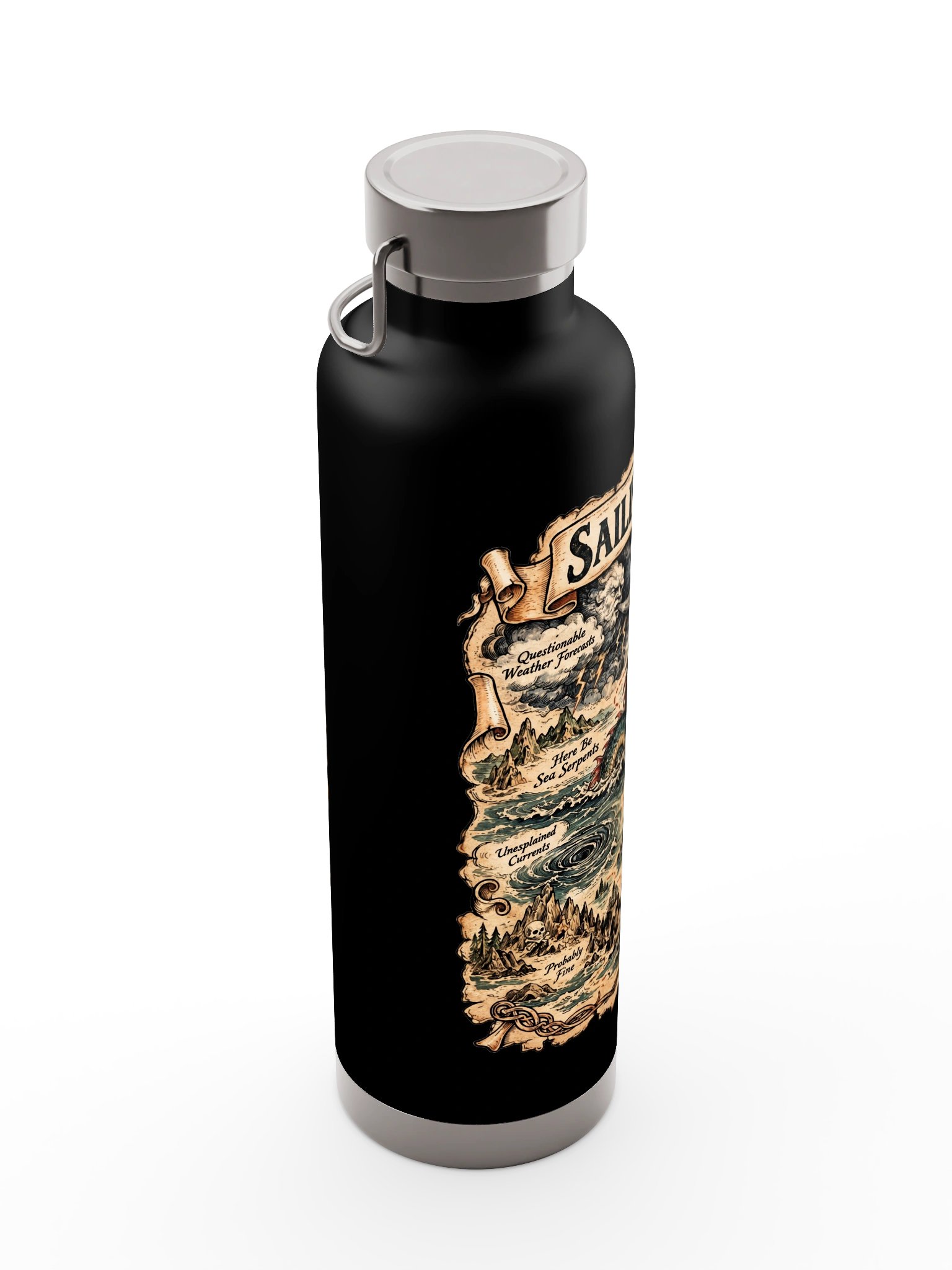 By Ancient Map Alone: The Viking Navigator's Water Bottle product image (10)