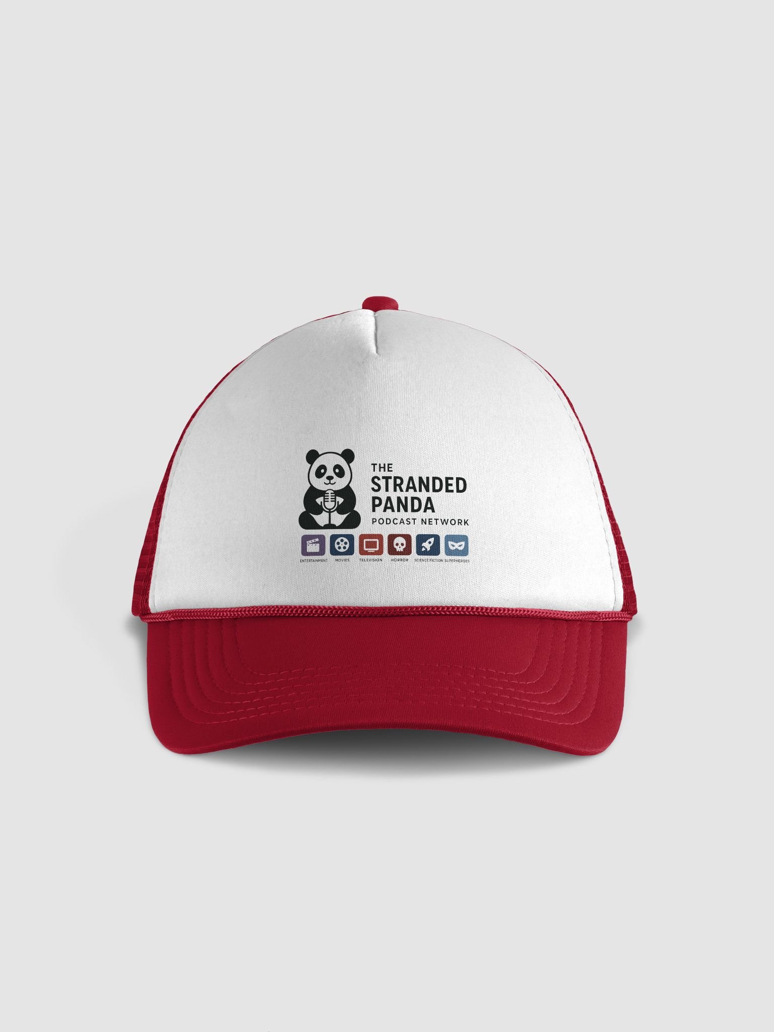 Stranded Panda Network Hat product image (1)