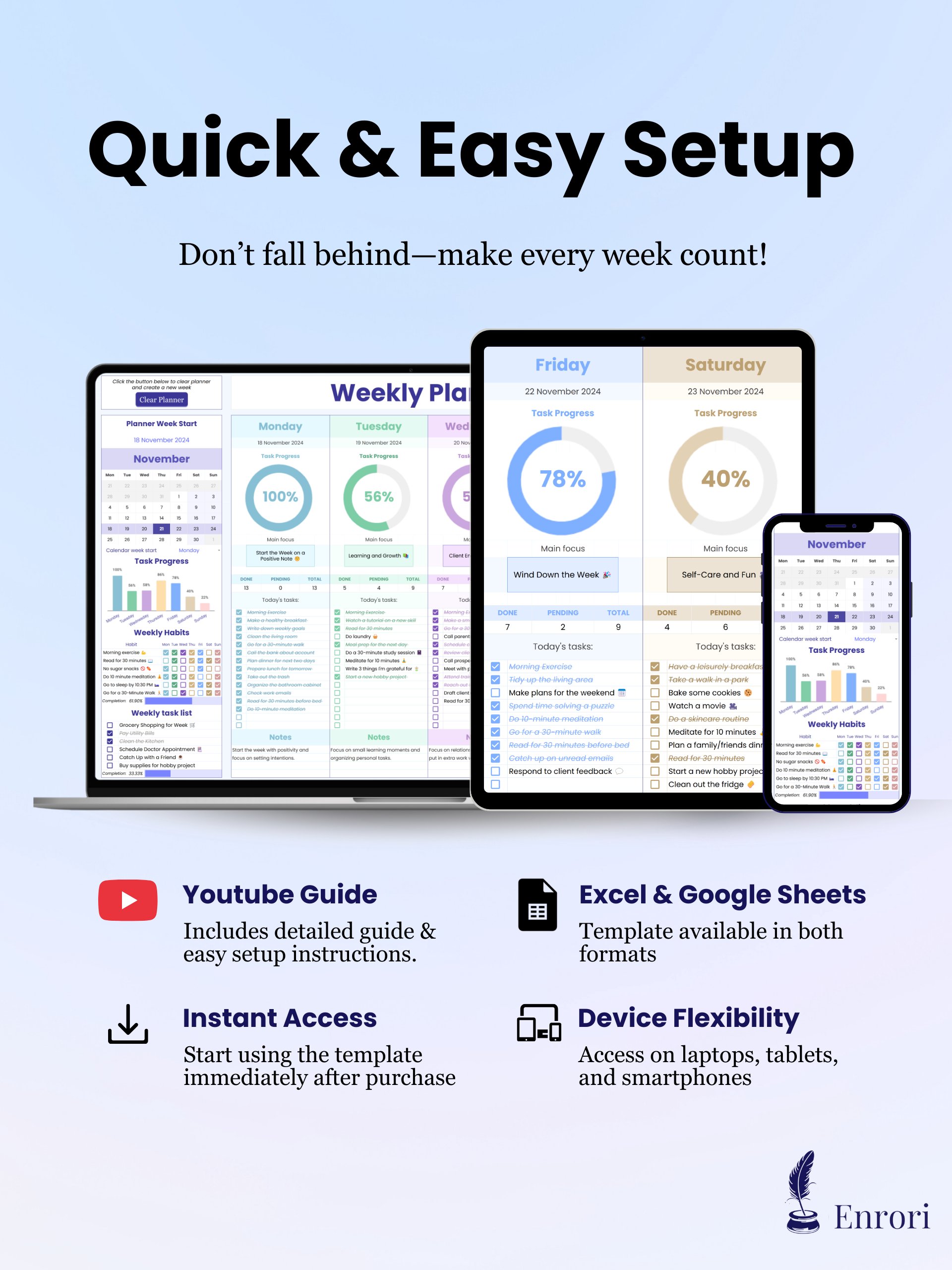 Daily & Weekly Planner product image (2)