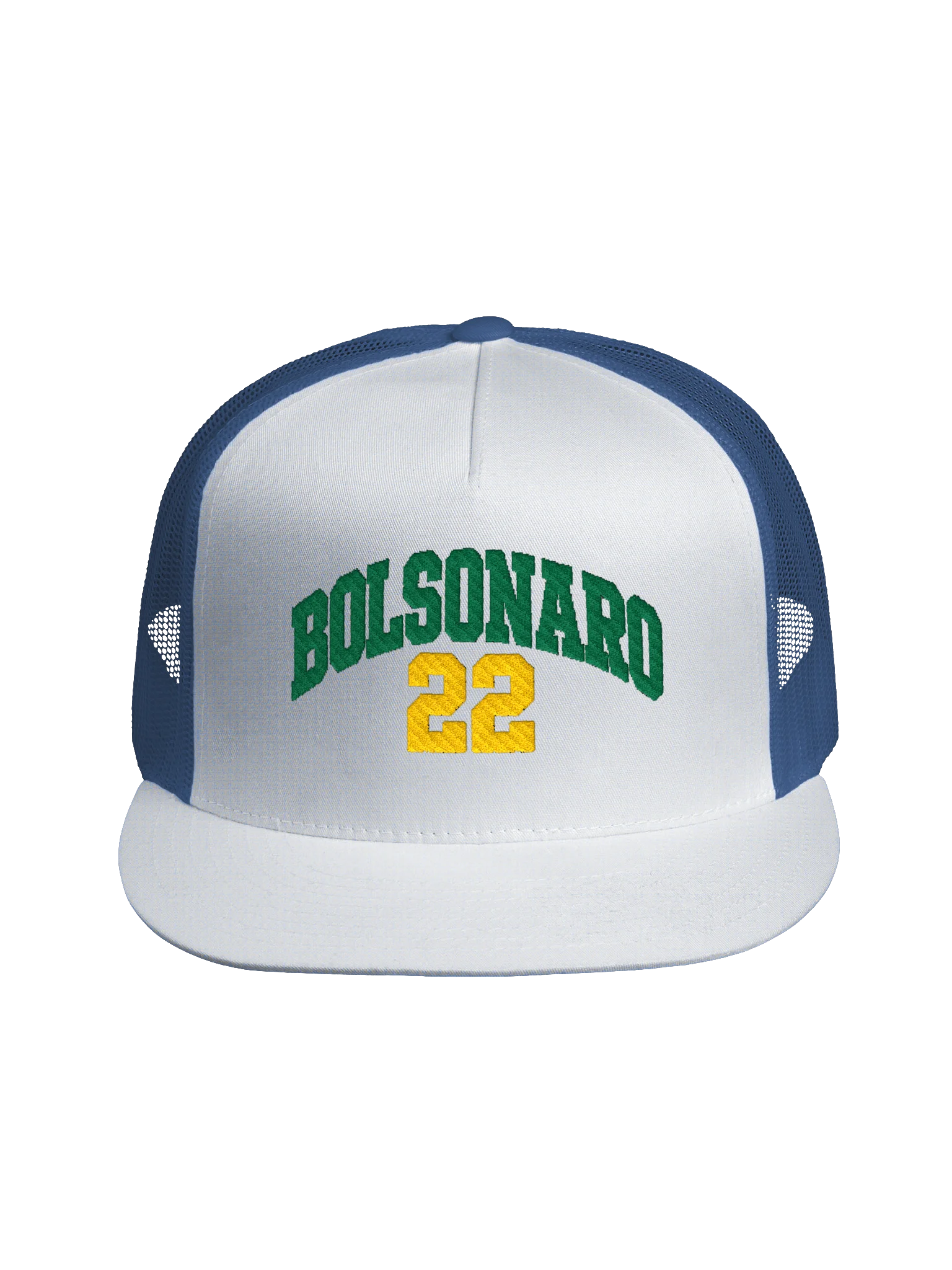 Bolsonaro 22 Embroidered Trucker Hat product image (9)