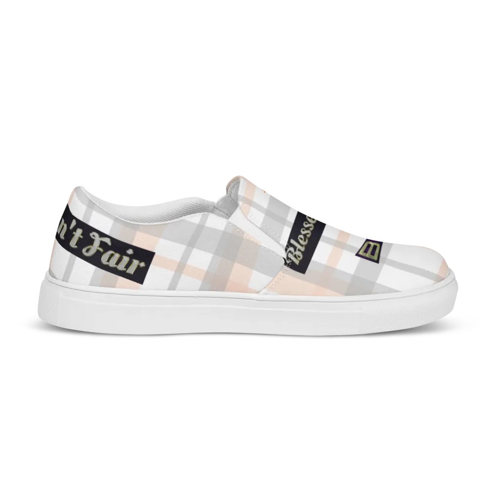BBG Pink Plaid Women's Slip On product image (12)