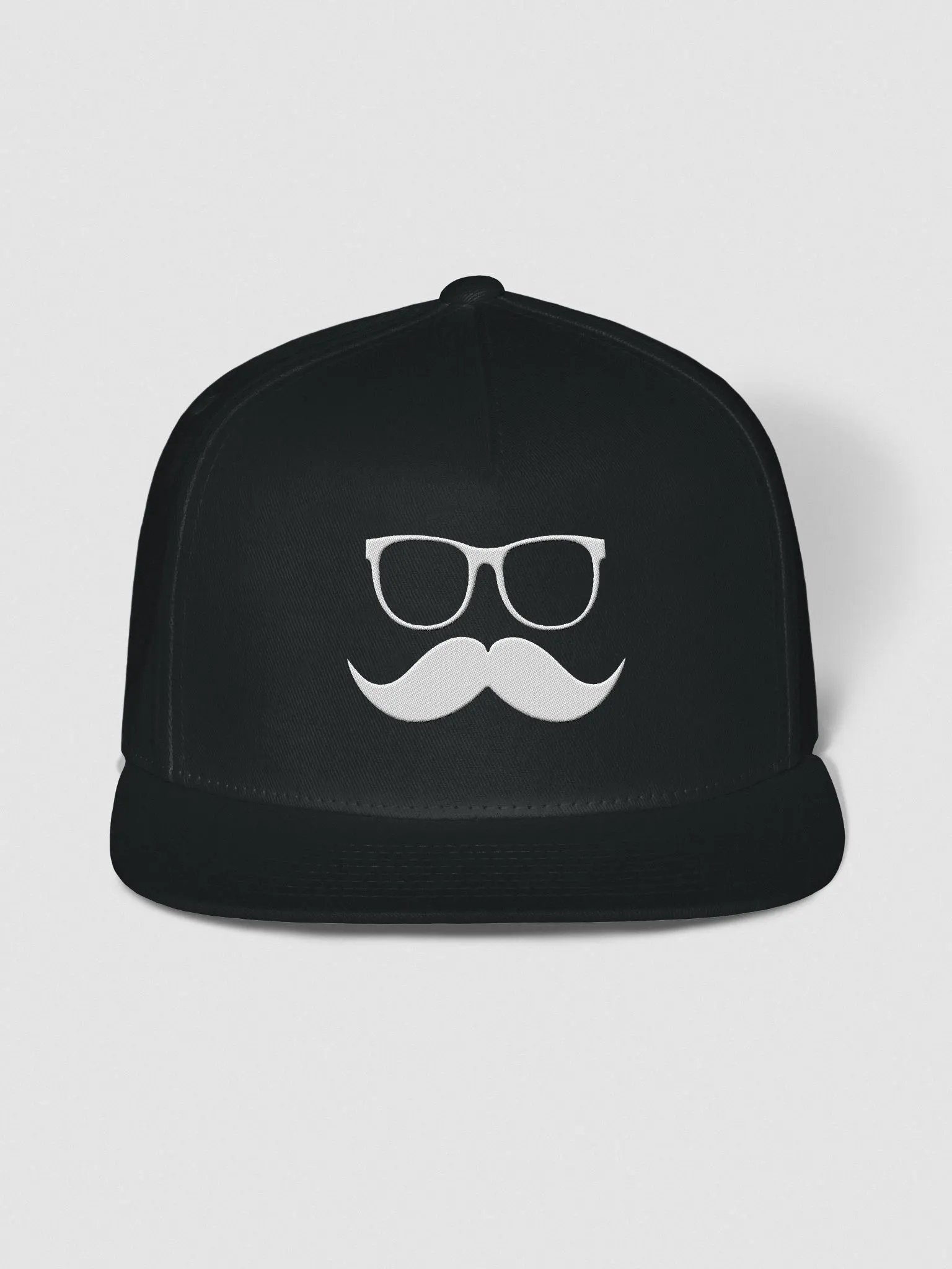 White Moofstache Snapback product image (1)