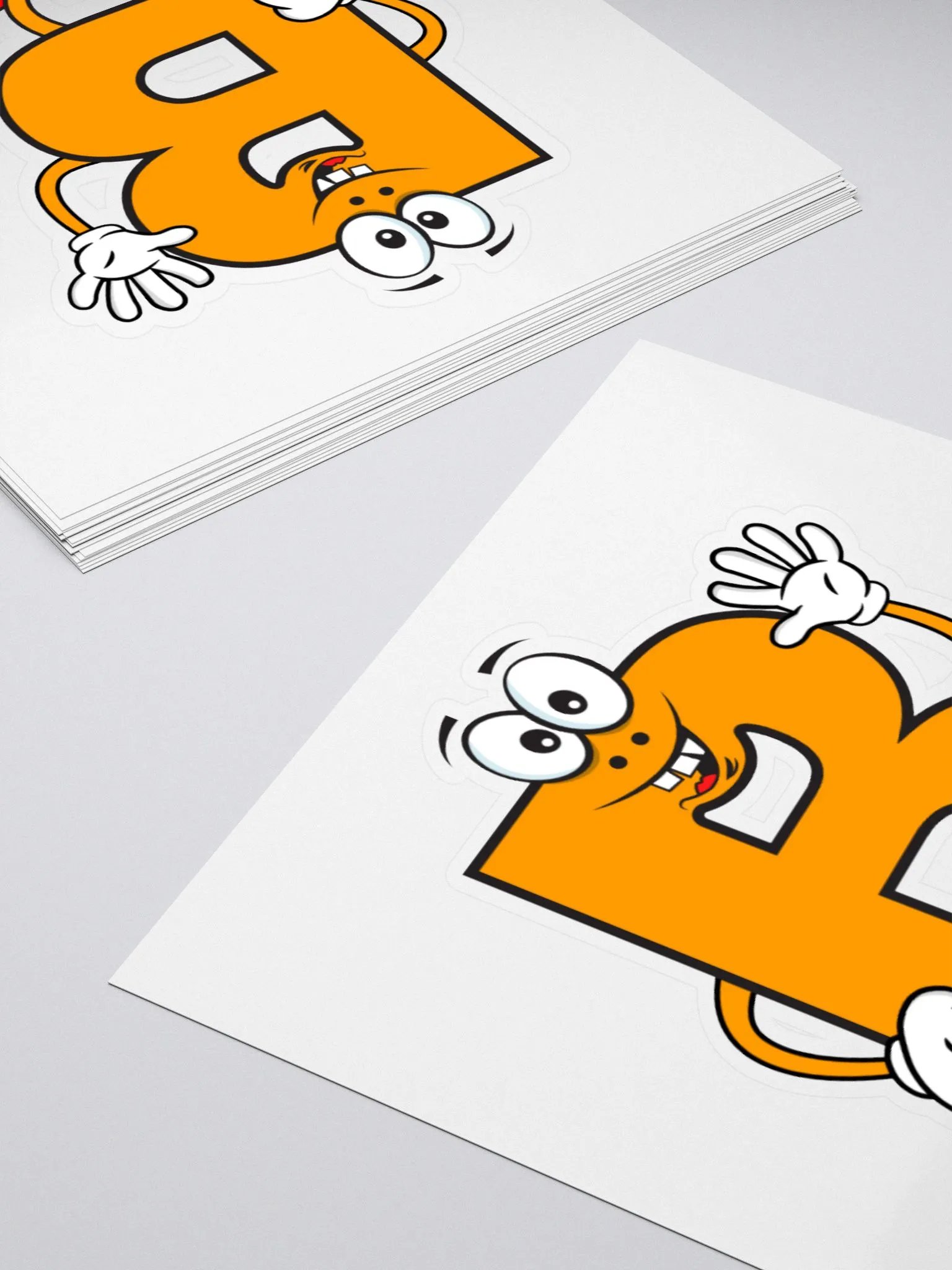 B Cartoon Character Sticker product image (12)