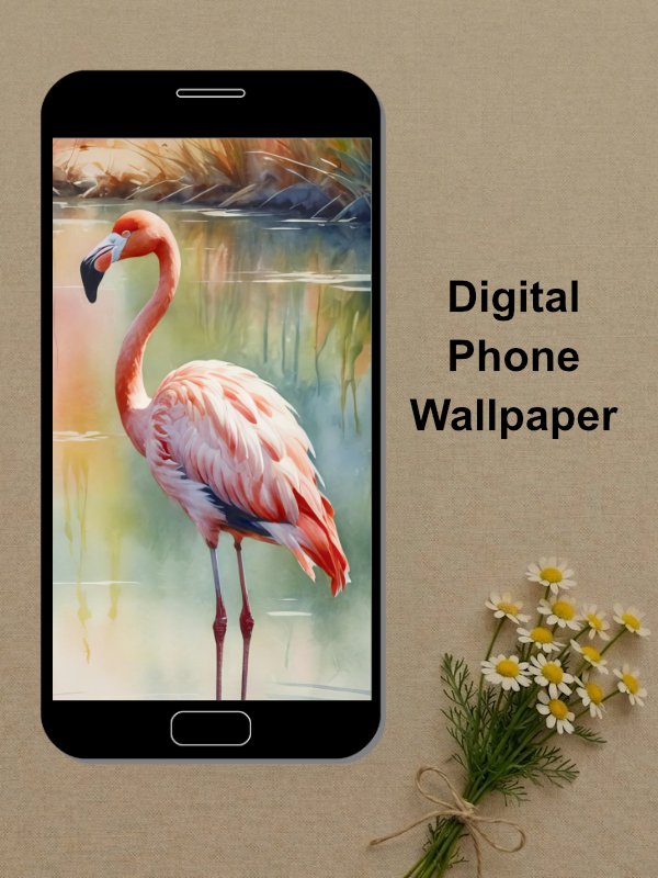 Flamingo Phone Wallpaper product image (1)