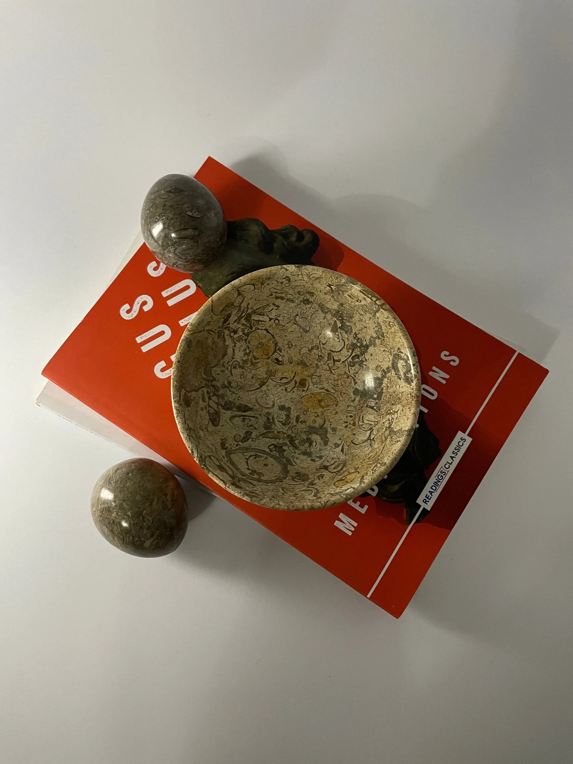 Fossil stone bowl product image (4)