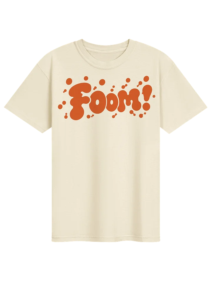 Foom Orange Bubble Wordmark Tee product image (1)