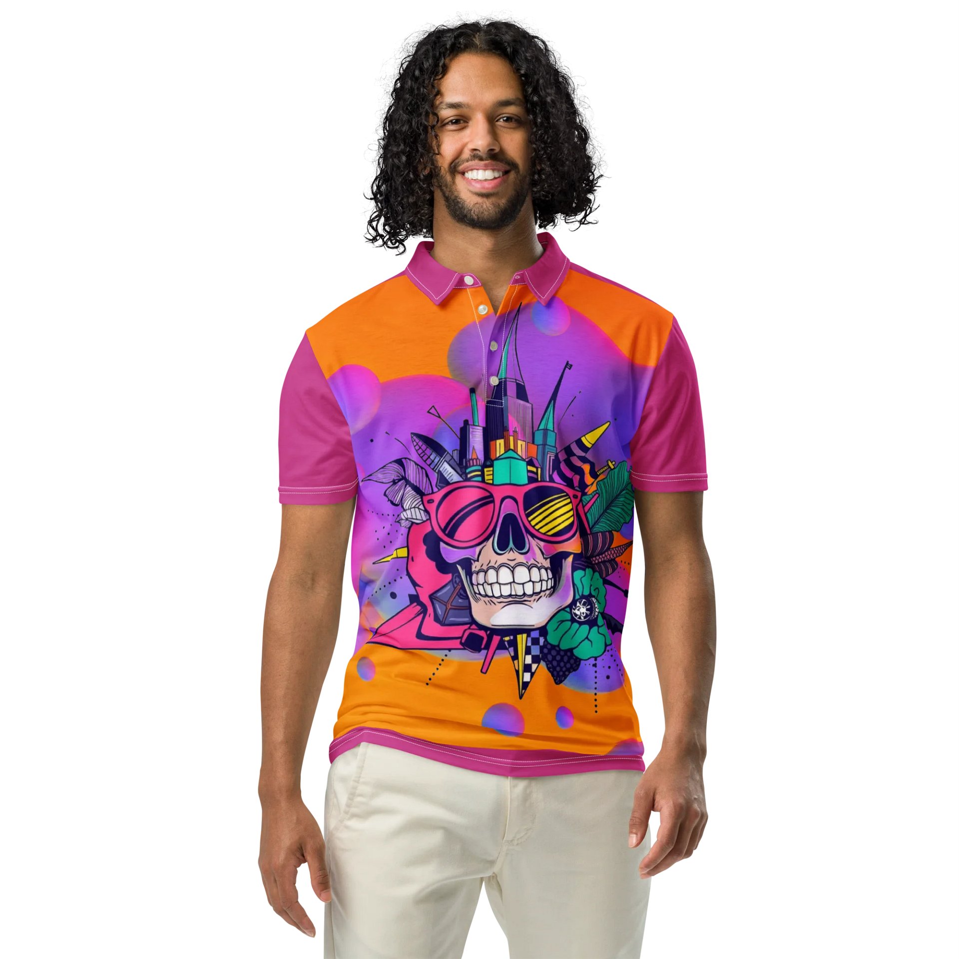 Surreal Skull Sunglasses Polo product image (3)