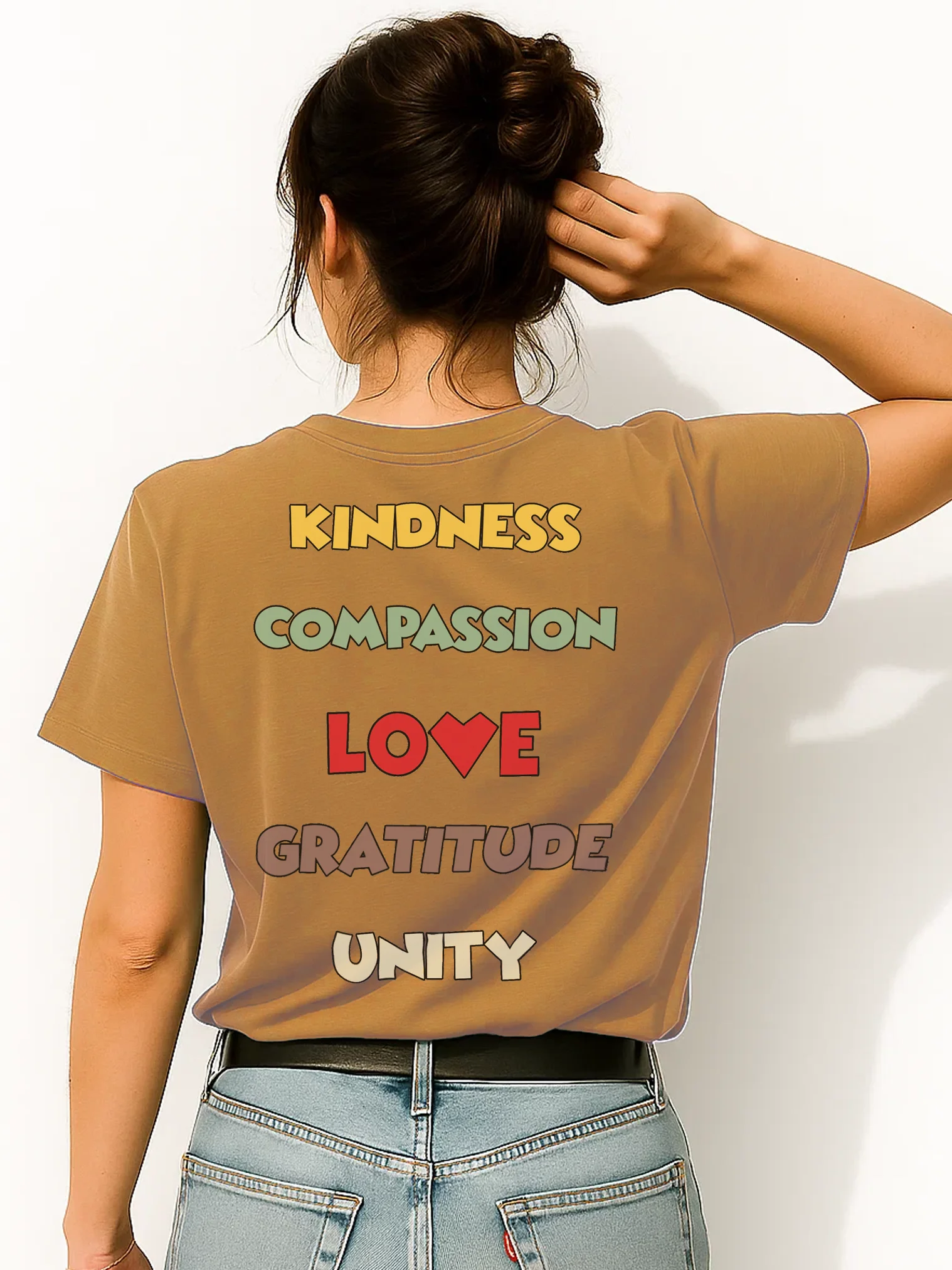 Five Values Tee - God’s Gang Signature T-Shirt (female) product image (4)