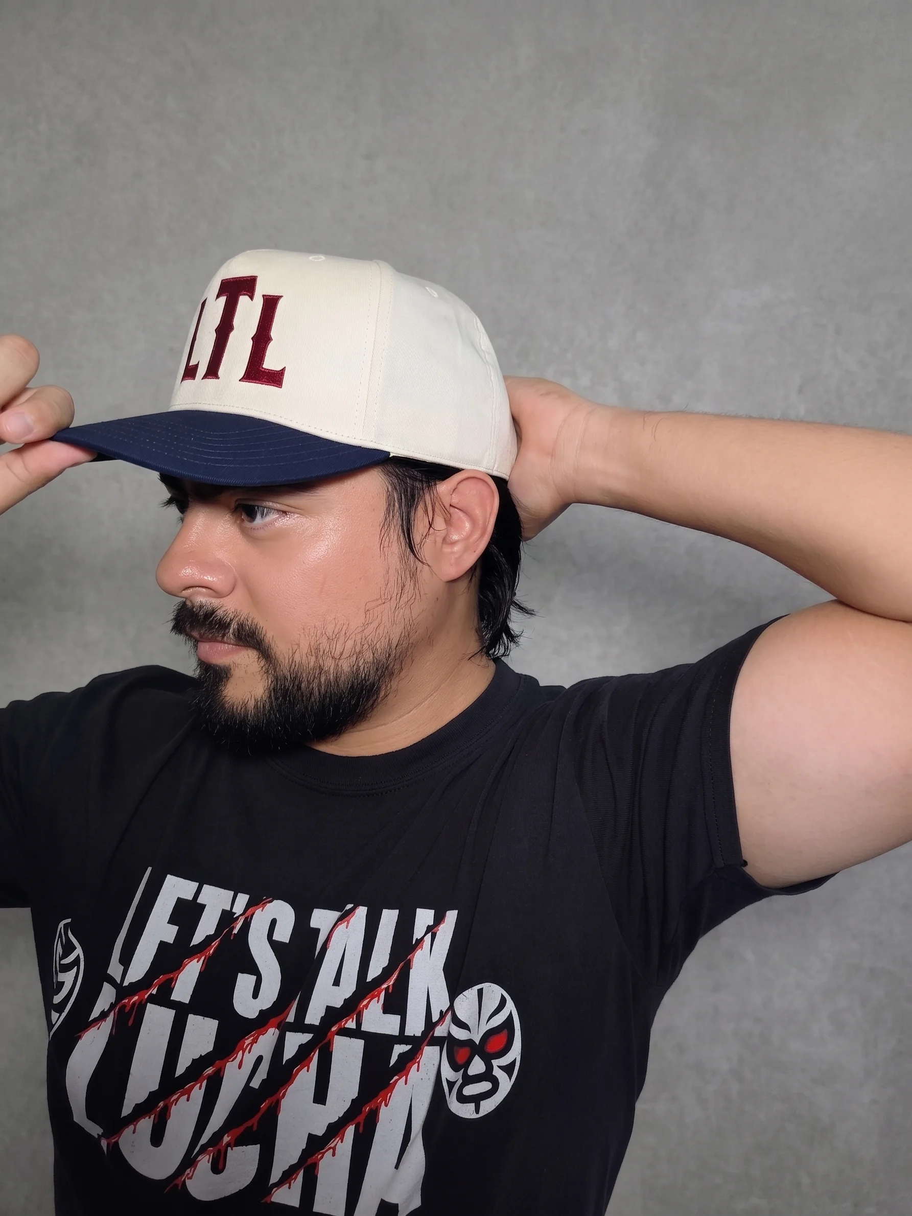 LTL Embroidered Dark Red Logo Cap product image (4)