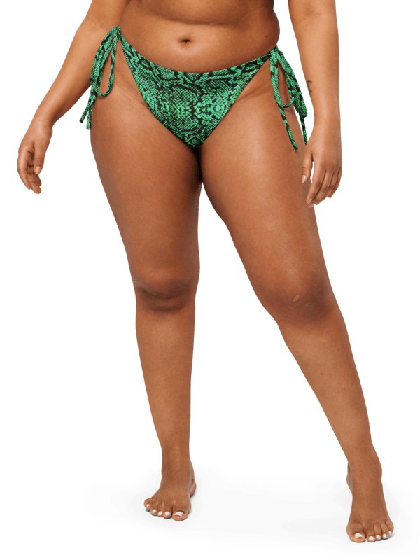 GEL Snakeskin Print Bikini Bottoms product image (2)