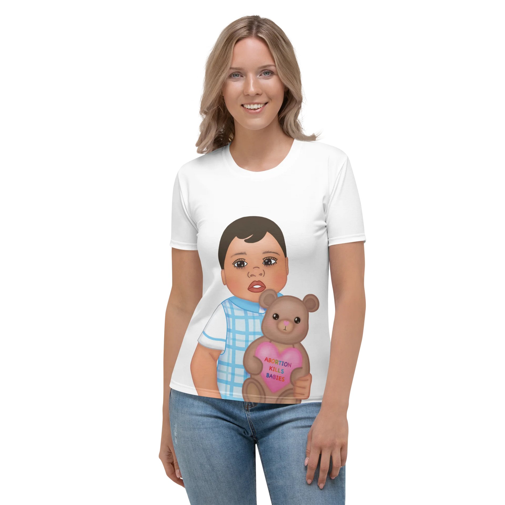 Abortion Kills Babies Women's Crew Neck T-Shirt product image (1)