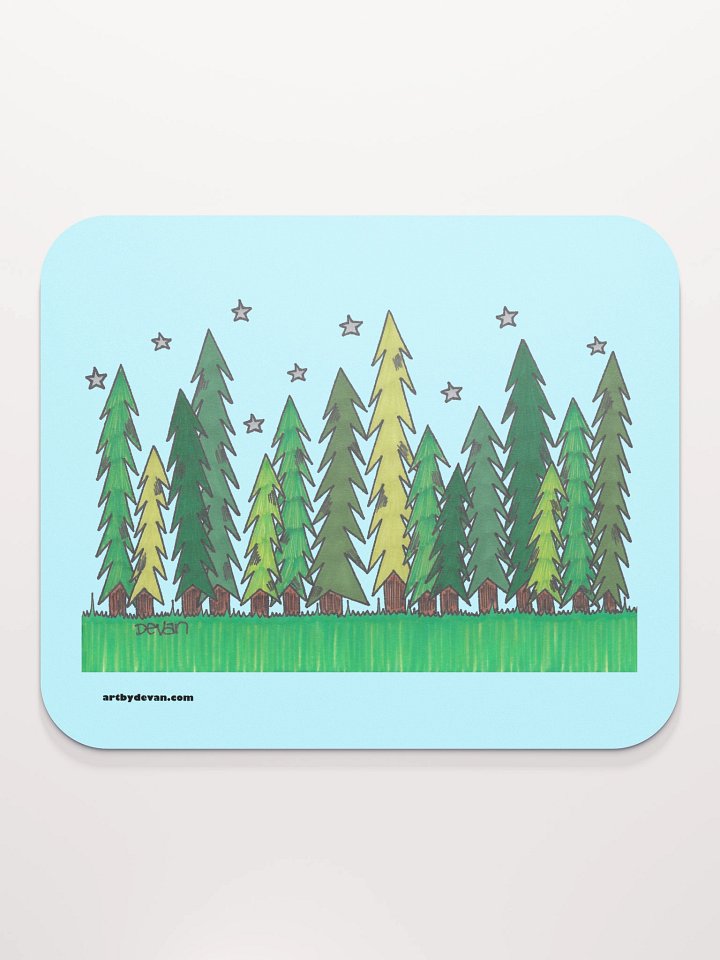 Happy Trees Mousepad product image (2)