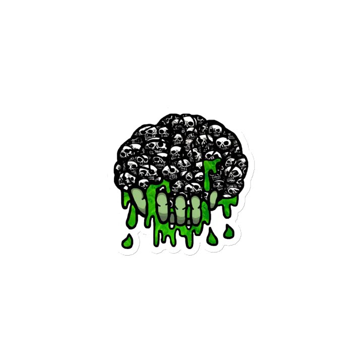 Skull Brain Drip Magnets product image (1)