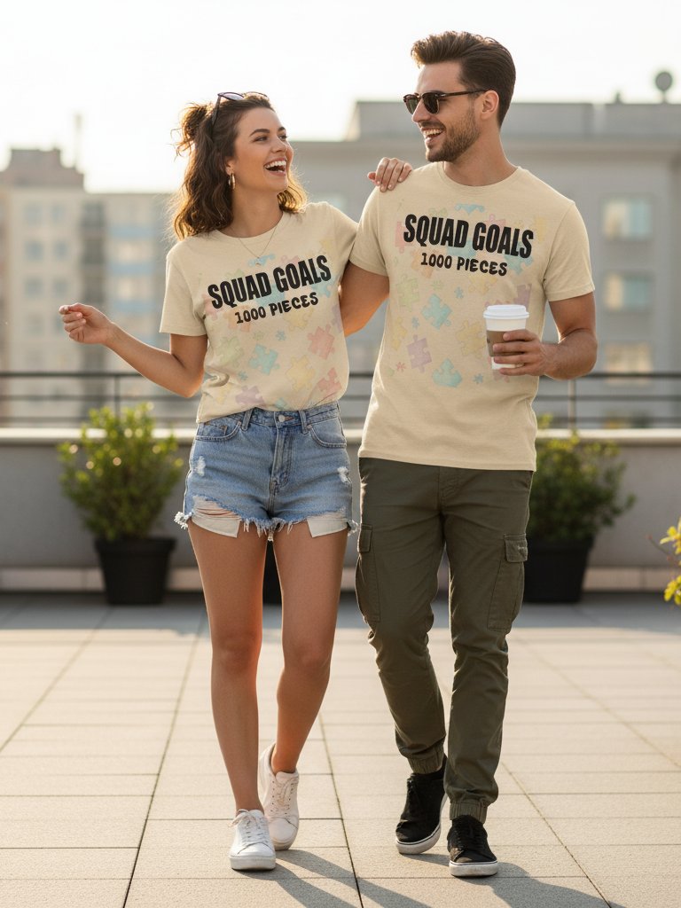 SQUAD GOALS 1000-Pieces Puzzle Tee product image (1)