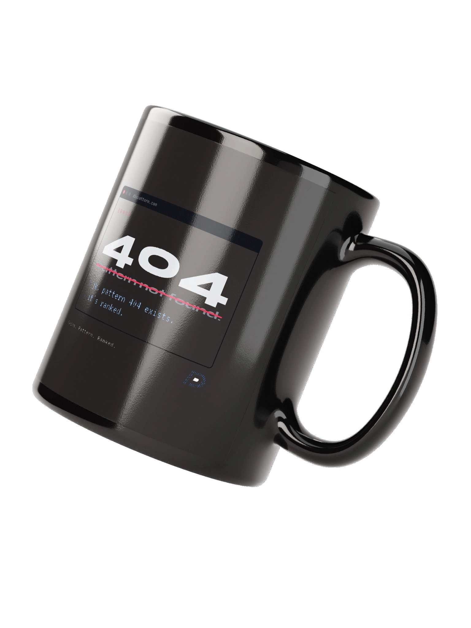 Dispattern 404 Mug (Black) 11oz product image (7)