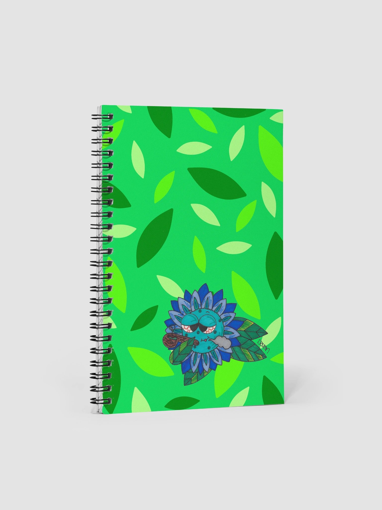 Blue Stoner Flower Notebook product image (1)