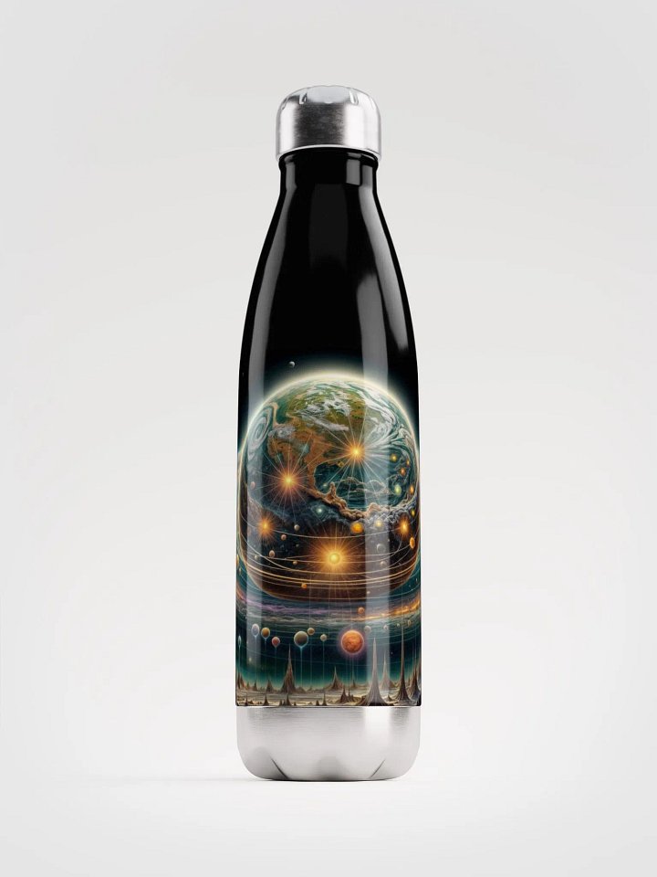 Stainless Steel Water Bottle: Harmonic Orbits of Creation product image (1)
