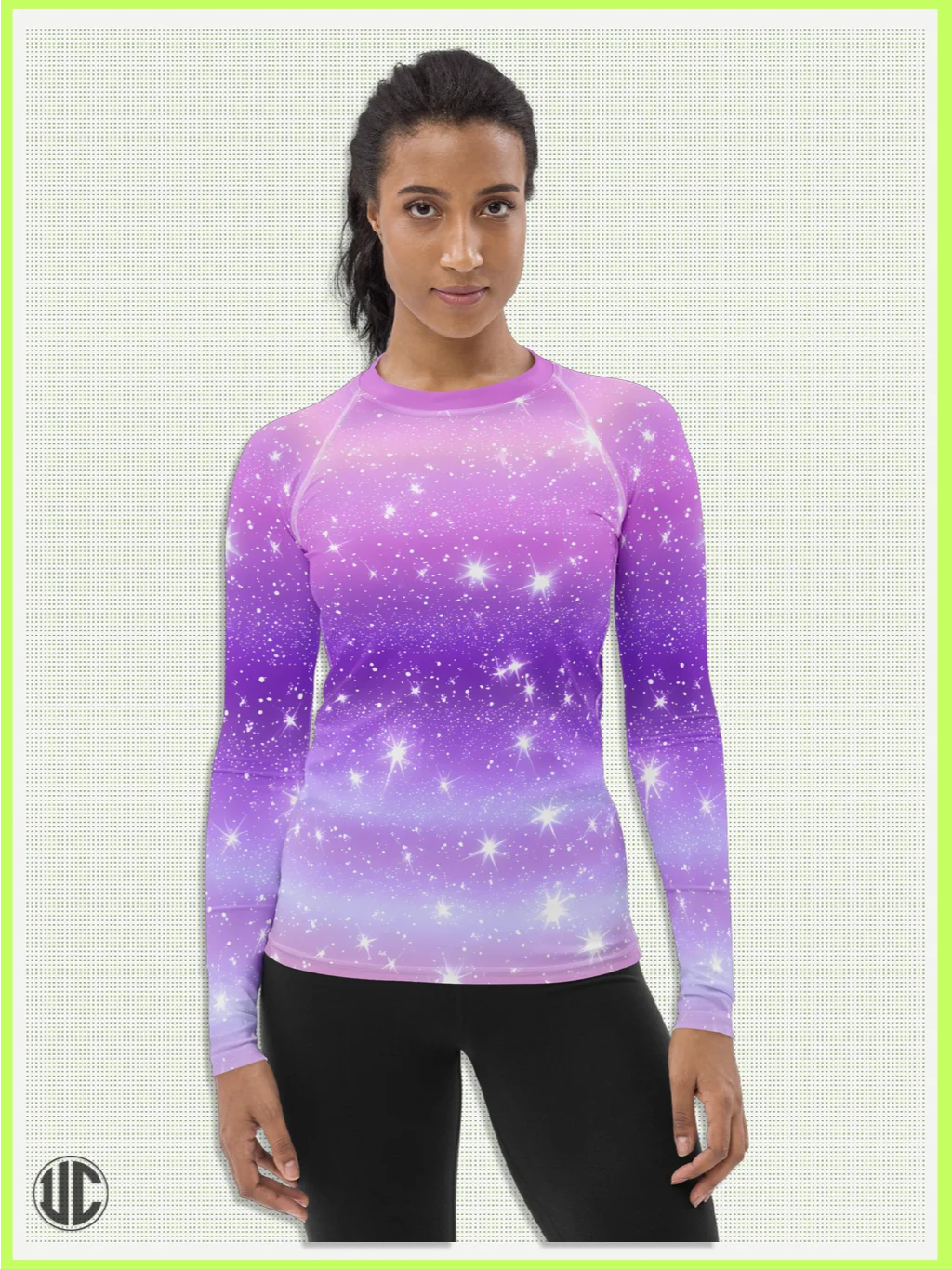 Galactic Twilight - Women's Rash Guard product image (5)