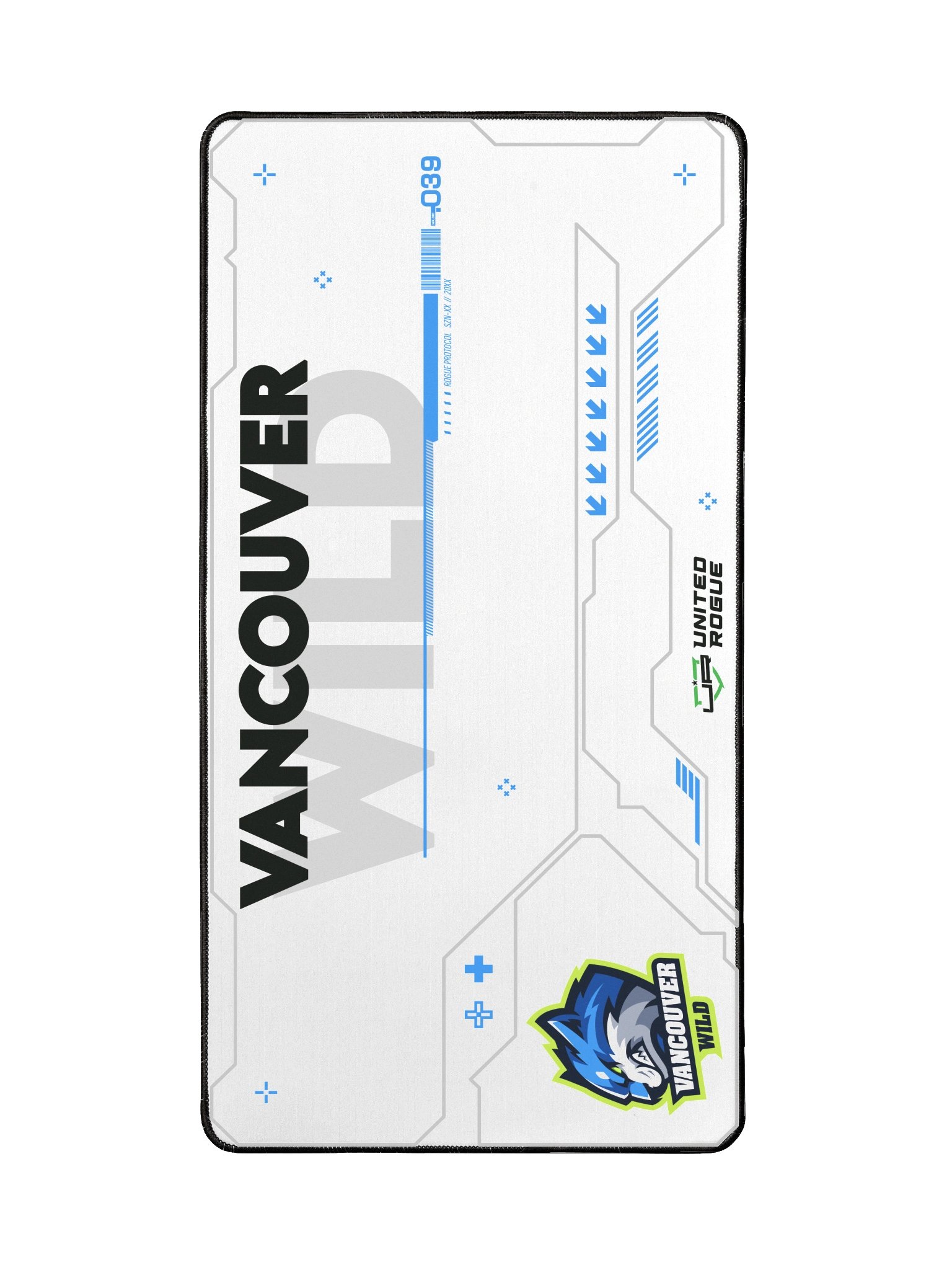 Vancouver Wild White Desk Mat product image (2)