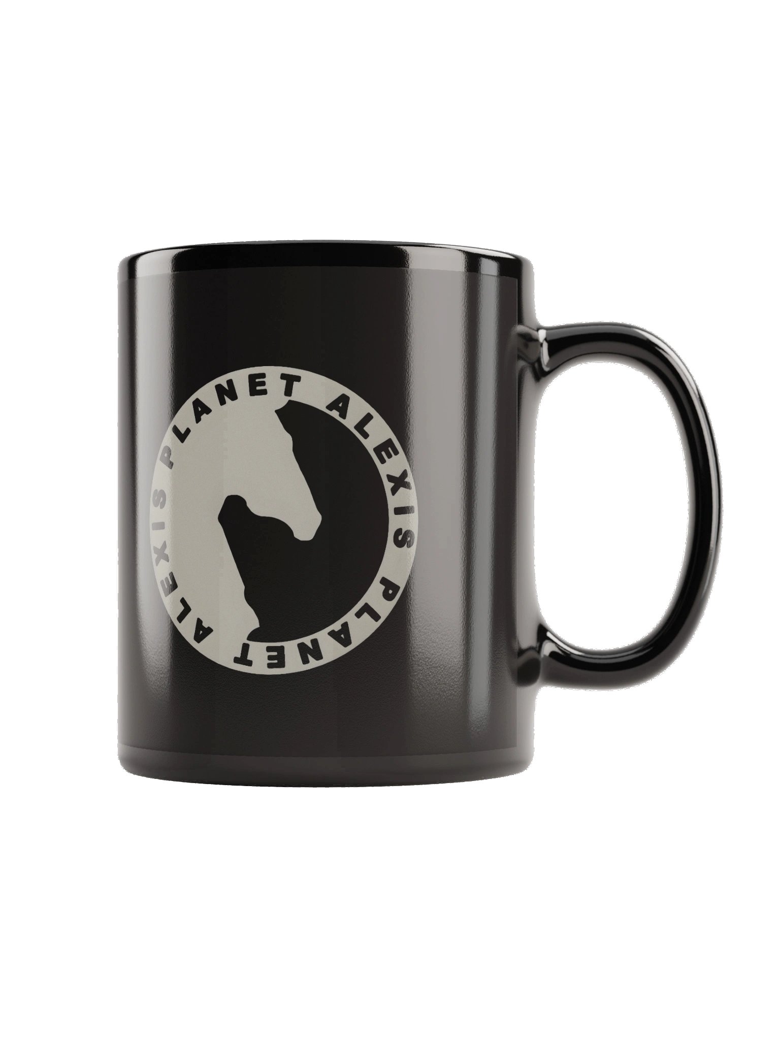 1st PLANET ALEXIS - Glossy Black Mug product image (1)