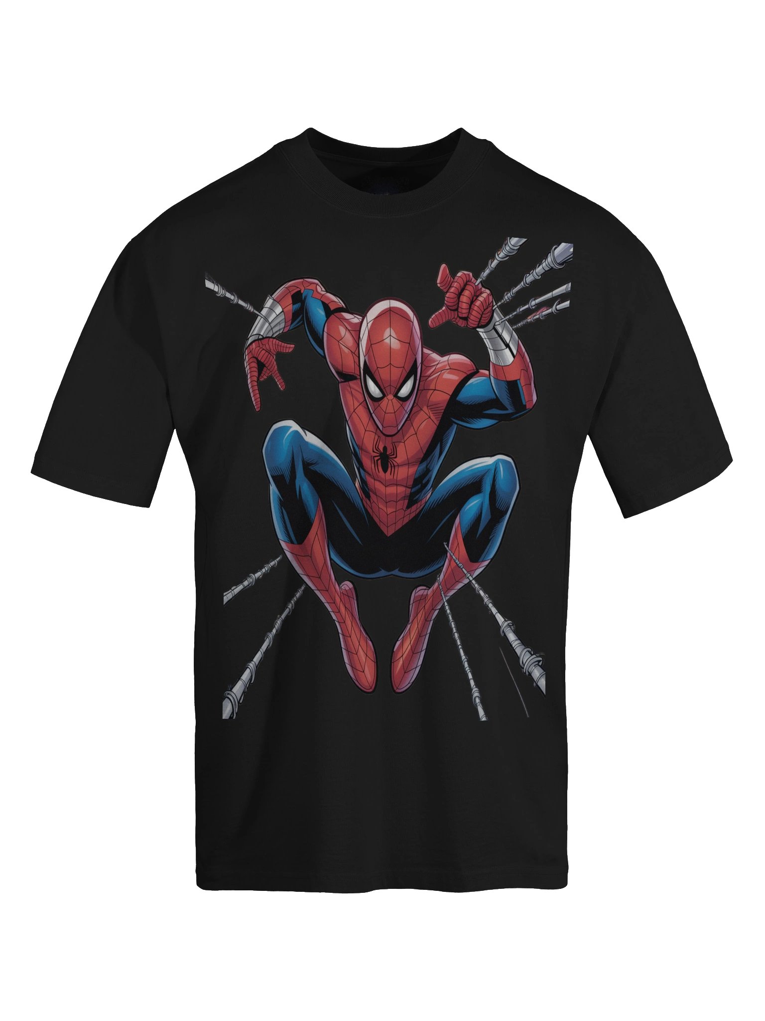Spider-Man Omni-Web Eclipse Oversized Faded T-Shirt product image (1)