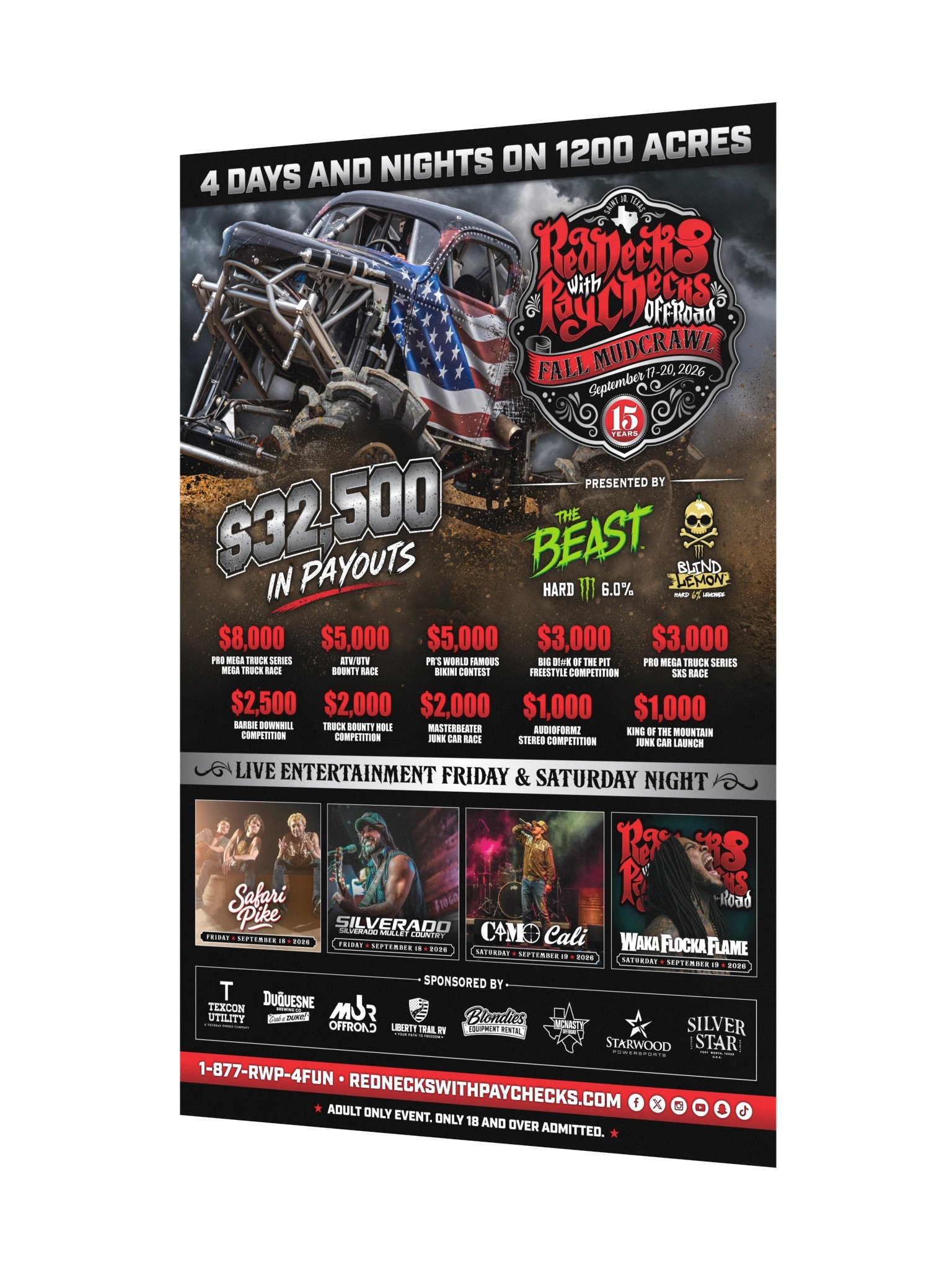 15 Years of Mud & Mayhem Limited Edition Poster product image (3)
