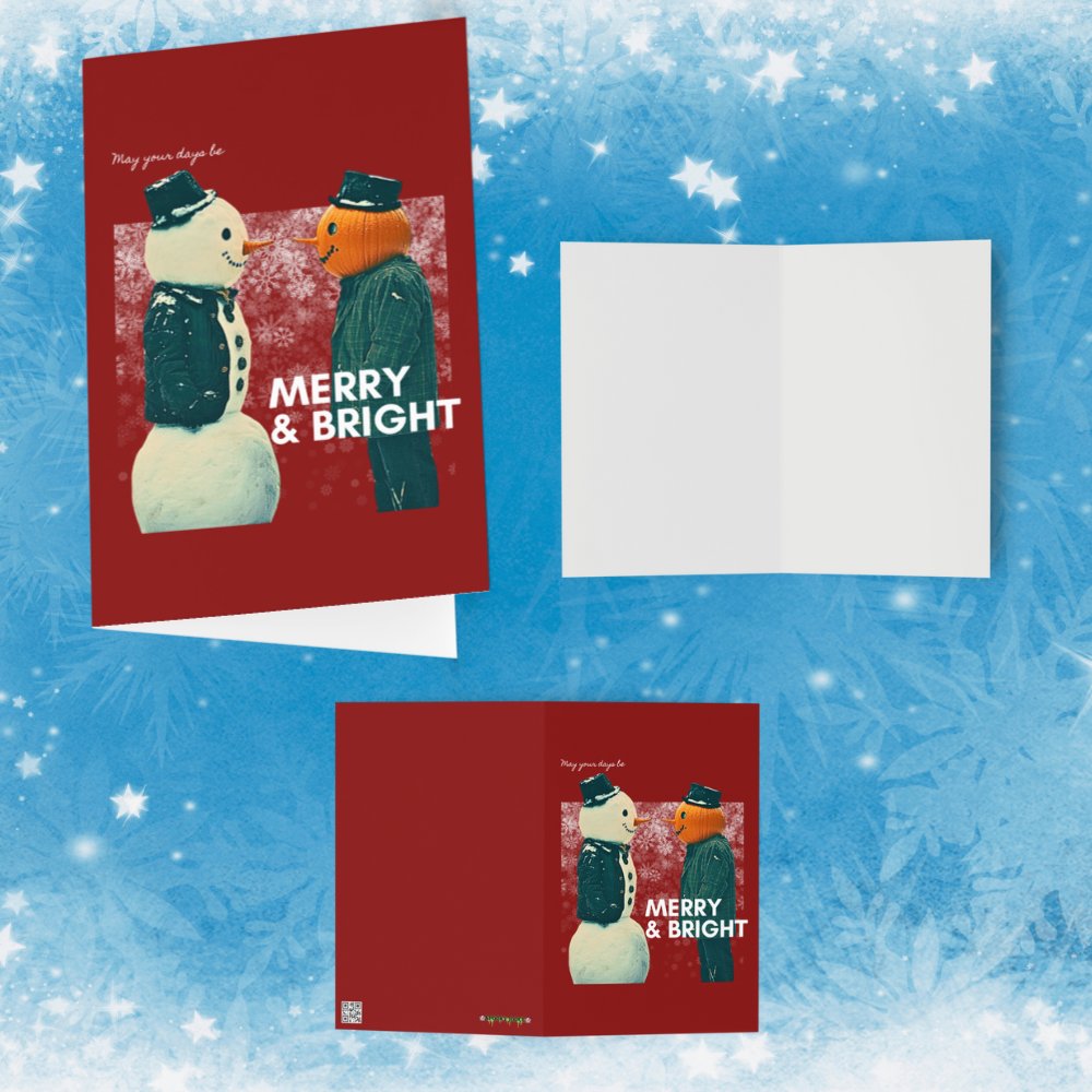 Merry and Bright Spooky Greeting Card product image (1)